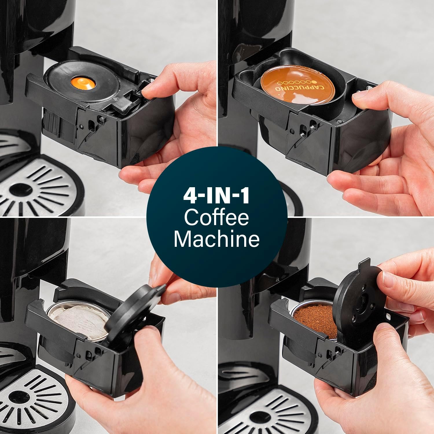 Princess 249450 Caffettiera Multifunzione 19 bar - immagine 3