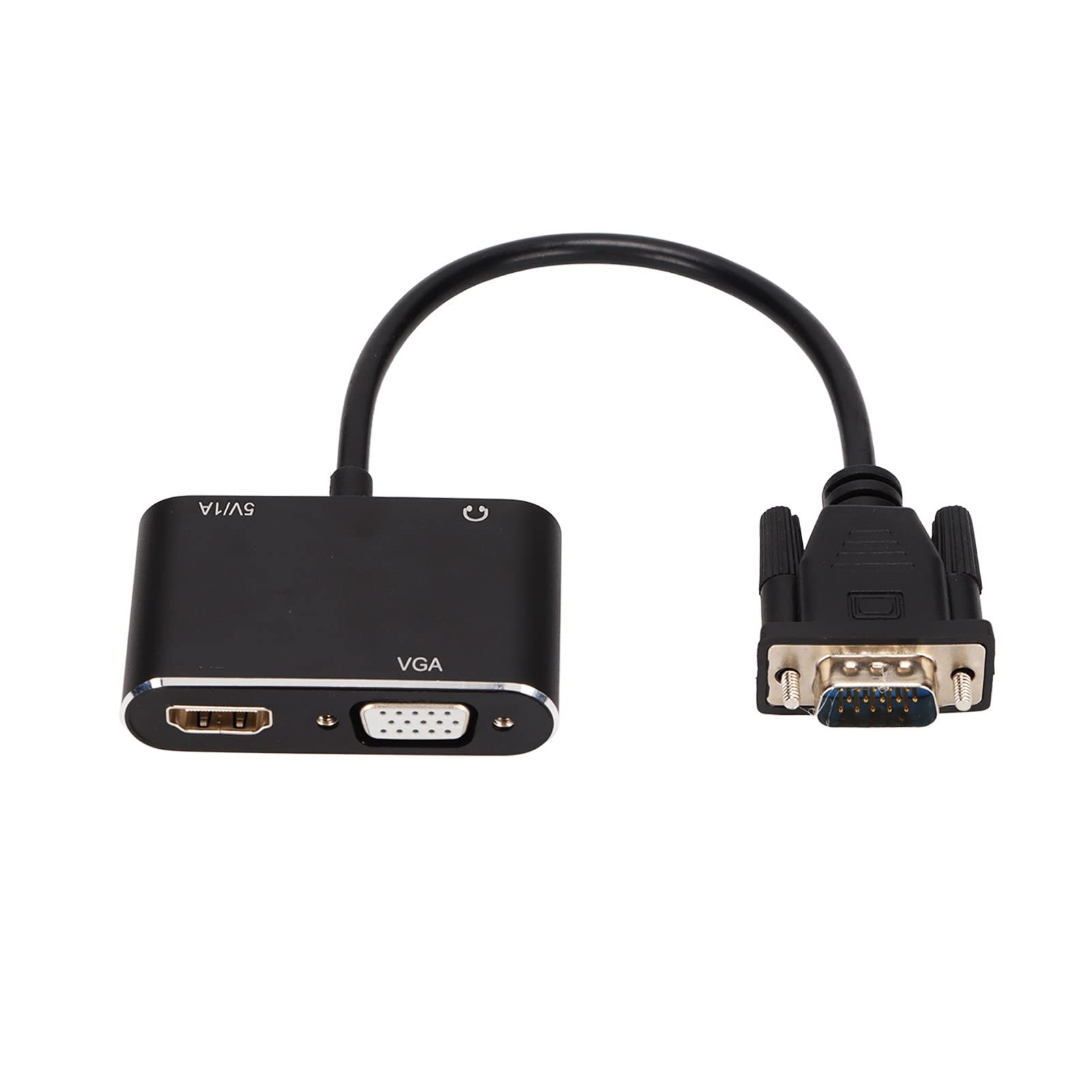Adattatore 2 in 1 VGA a VGA/HDMI e HDMI a VGA