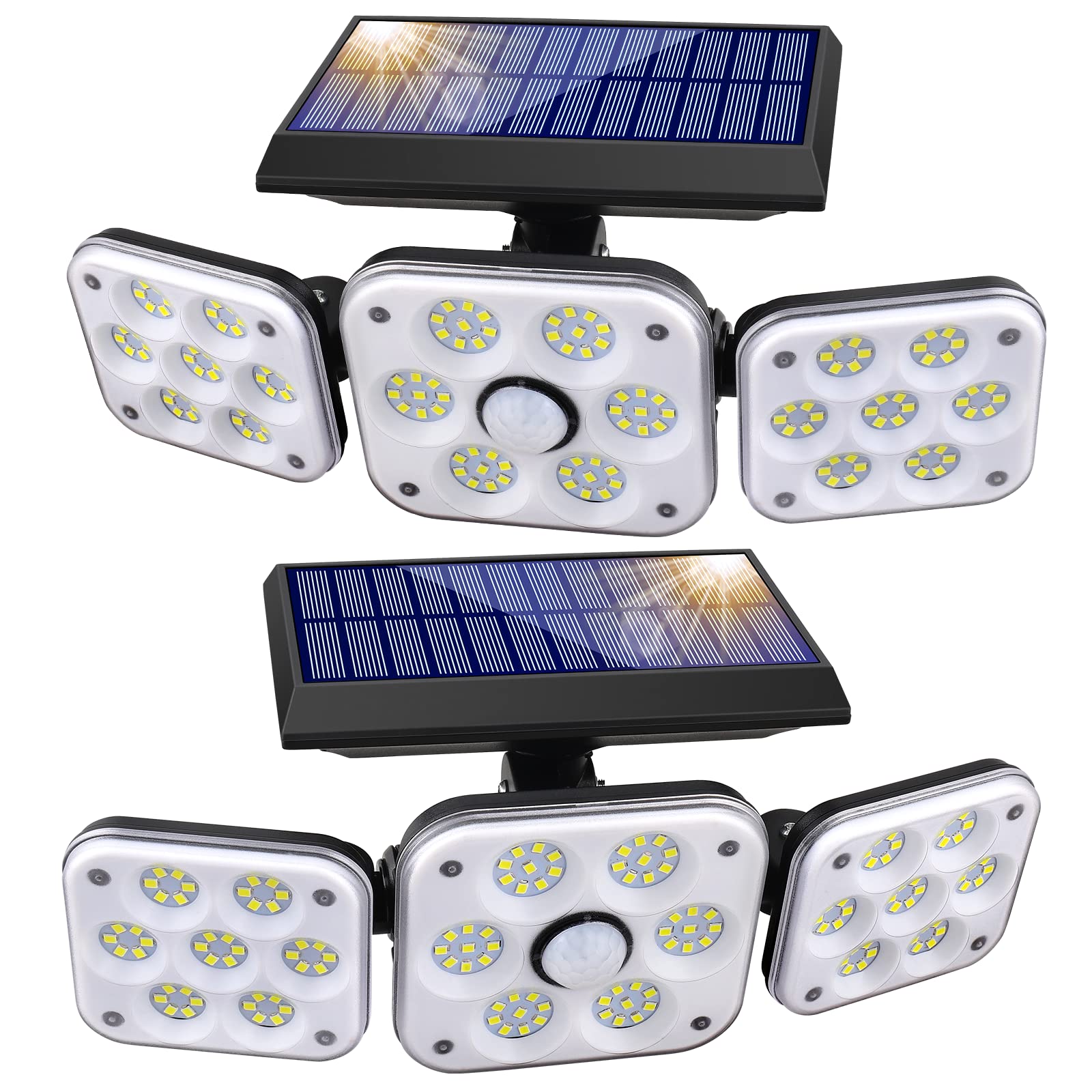 SMY Set 2 Lampade Solari Esterno 138 LED IP65