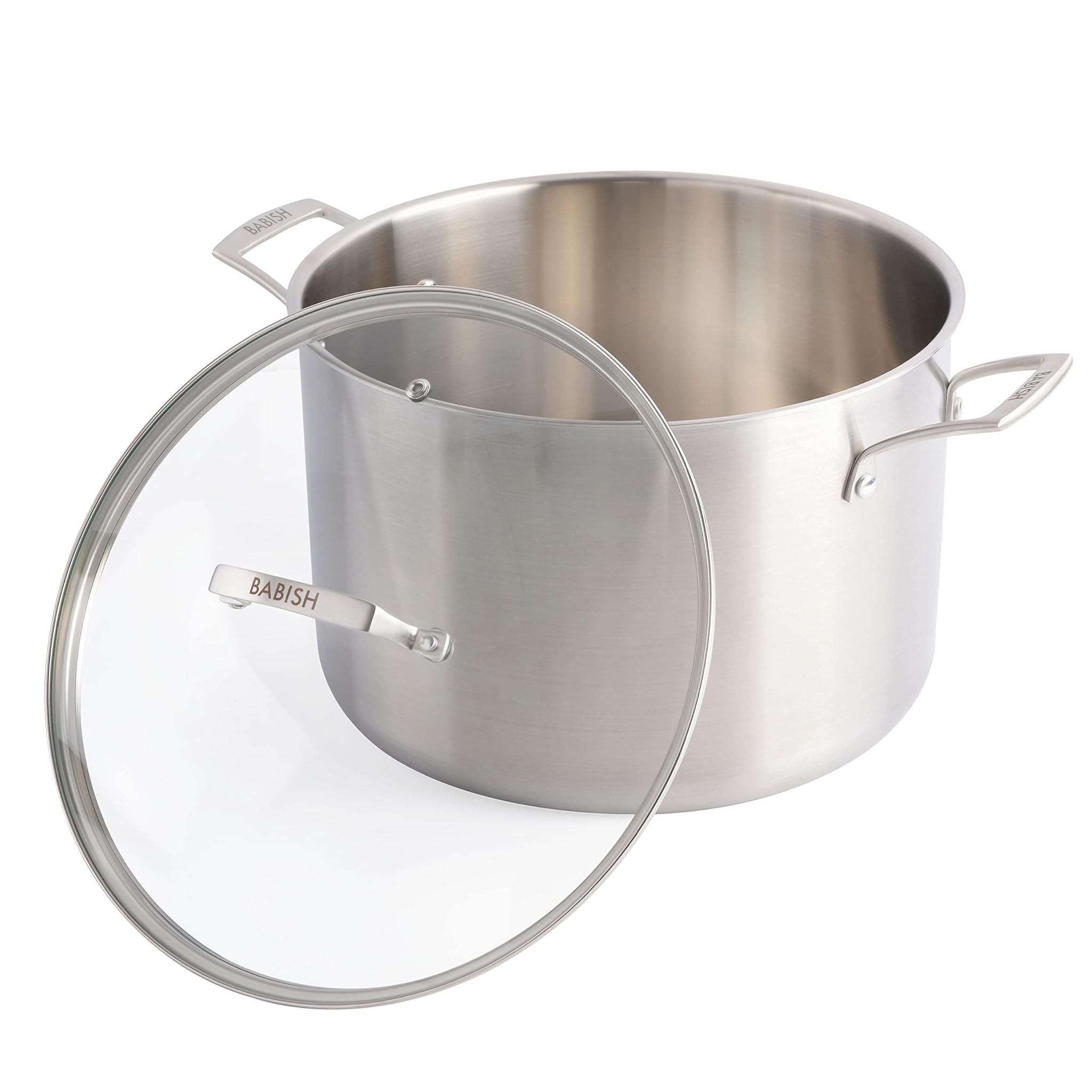 Babish - Pentola Professionale Acciaio Inox 11,4 Litri