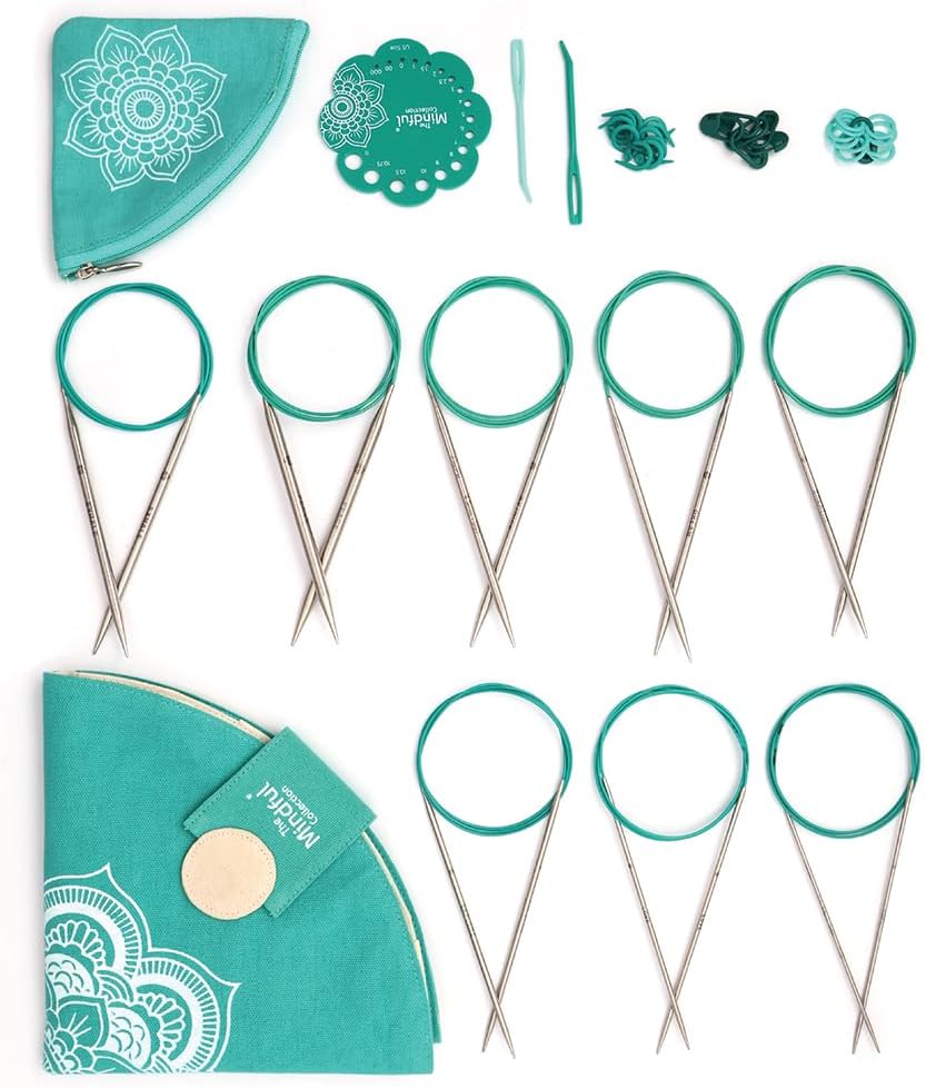 Knitpro Set Ferri Fissi Mindful - Circolari 13cm - immagine 1