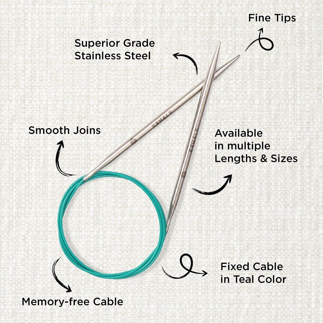 Knitpro Set Ferri Fissi Mindful - Circolari 13cm - immagine 4