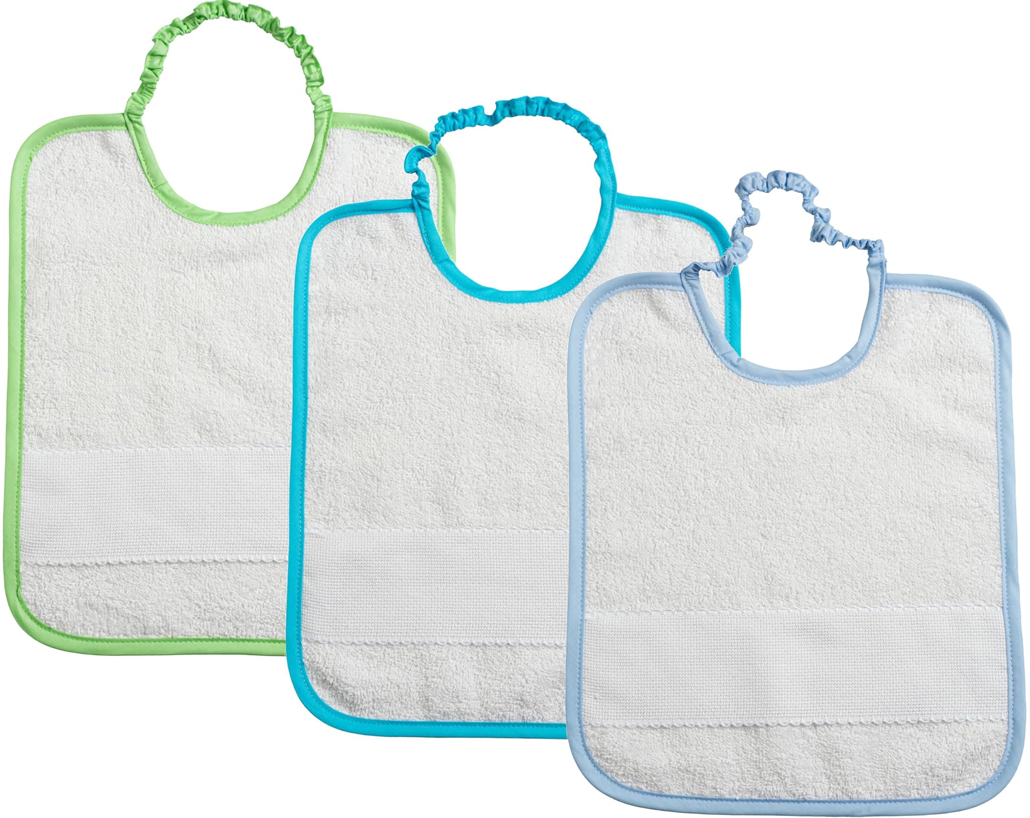 Filet - Set 3 Bavaglini Pappa in Spugna 24x30 cm