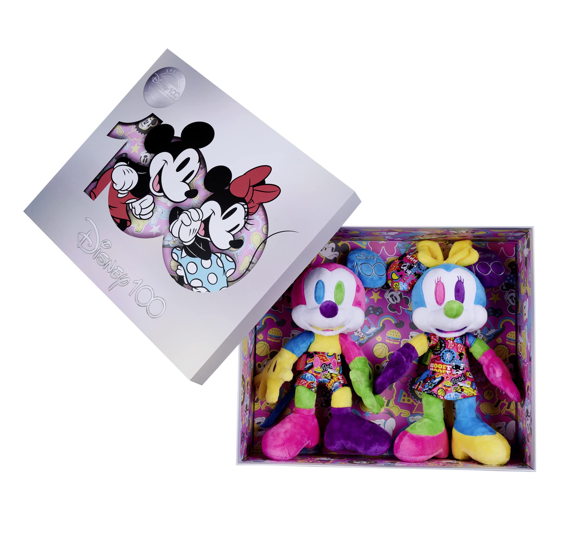 Simba- Mickey Topolino e Minnie Mouse, Colori Vivaci, 33 cm, 6315870124