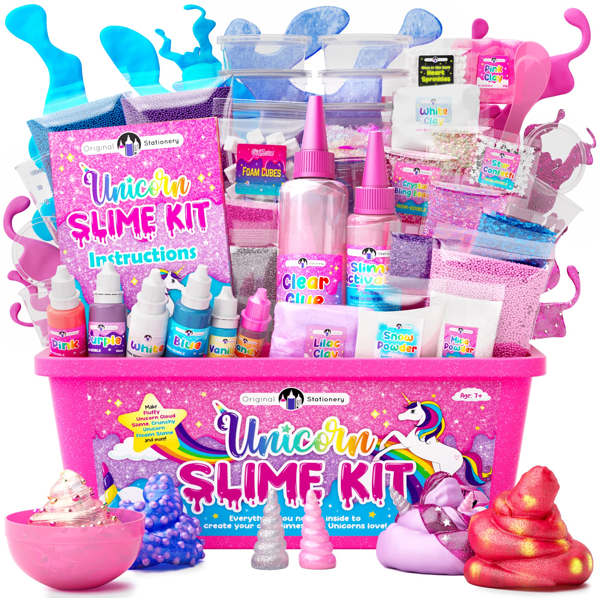 Kit Unicorno per Slime Magico Glow in The Dark