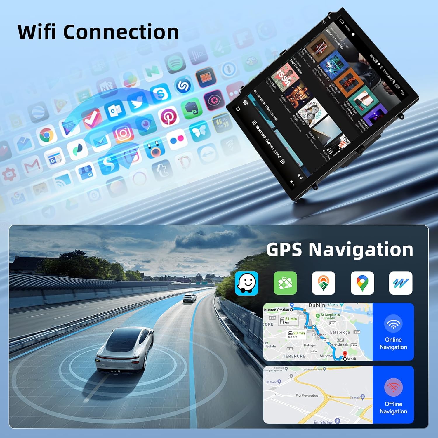 Hodozzy Carplay Autoradio per Opel Astra J/Buick Excelle - immagine 5