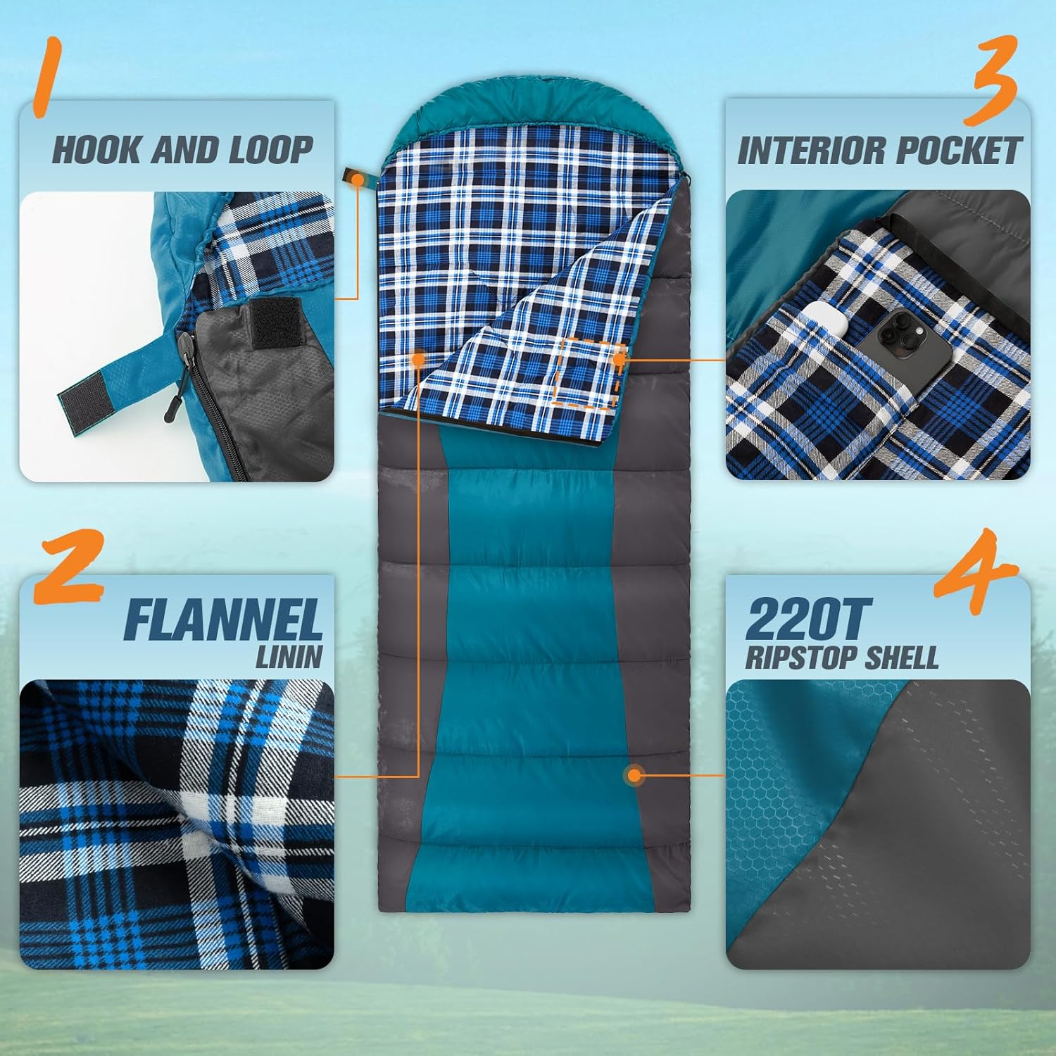 Forceatt Sacco a Pelo Invernale 0°C-15°C - immagine 3