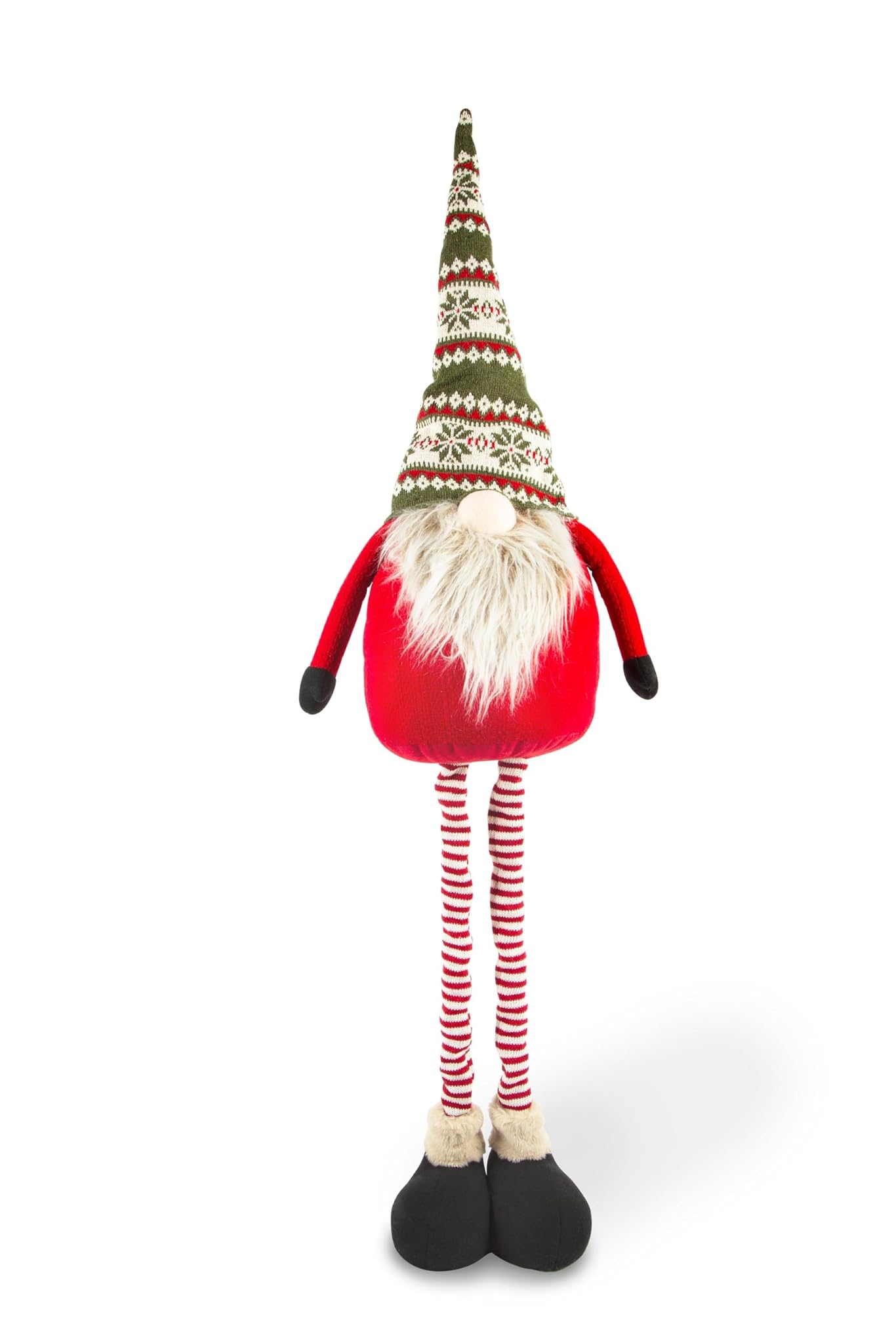 Excelsa Gnomo Natalizio Decorativo Rosso e Verde