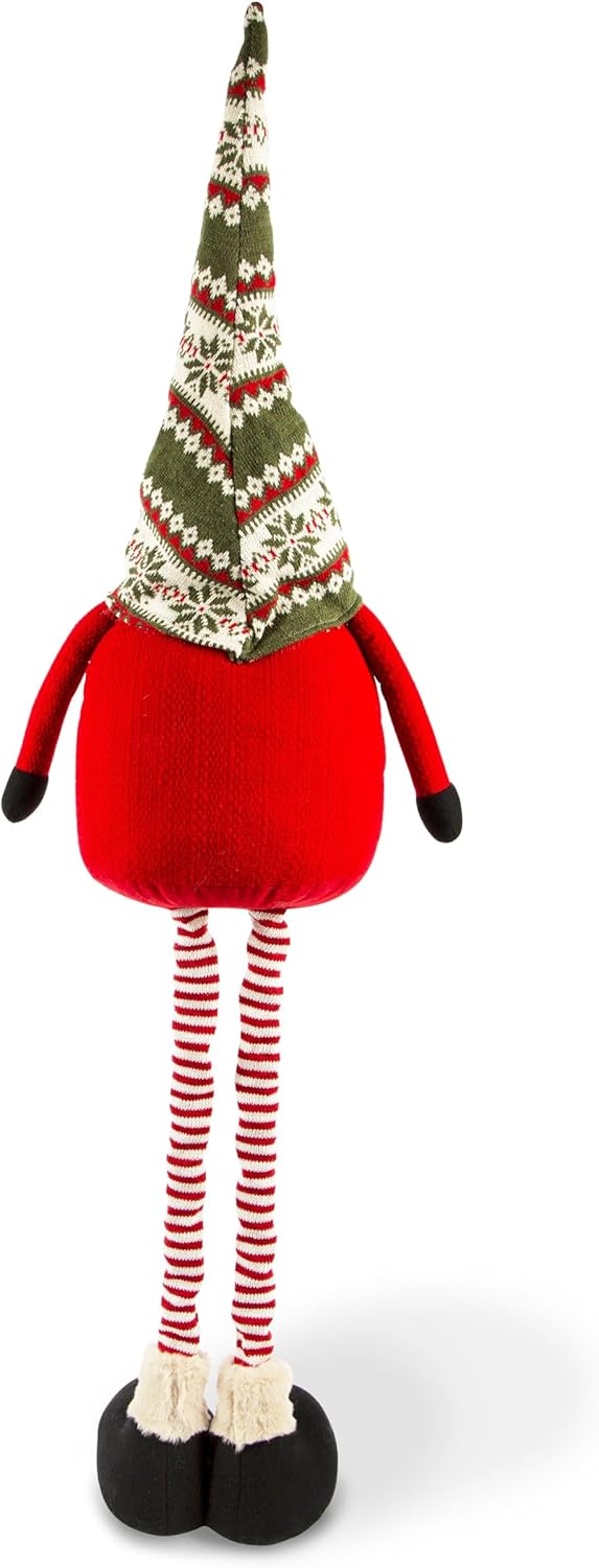 Excelsa Gnomo Natalizio Decorativo Rosso e Verde - immagine 6