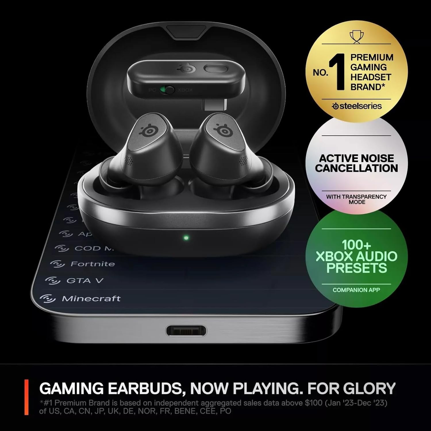 Steelseries Arctis GameBuds™ per Xbox - Auricolari Wireless - immagine 3