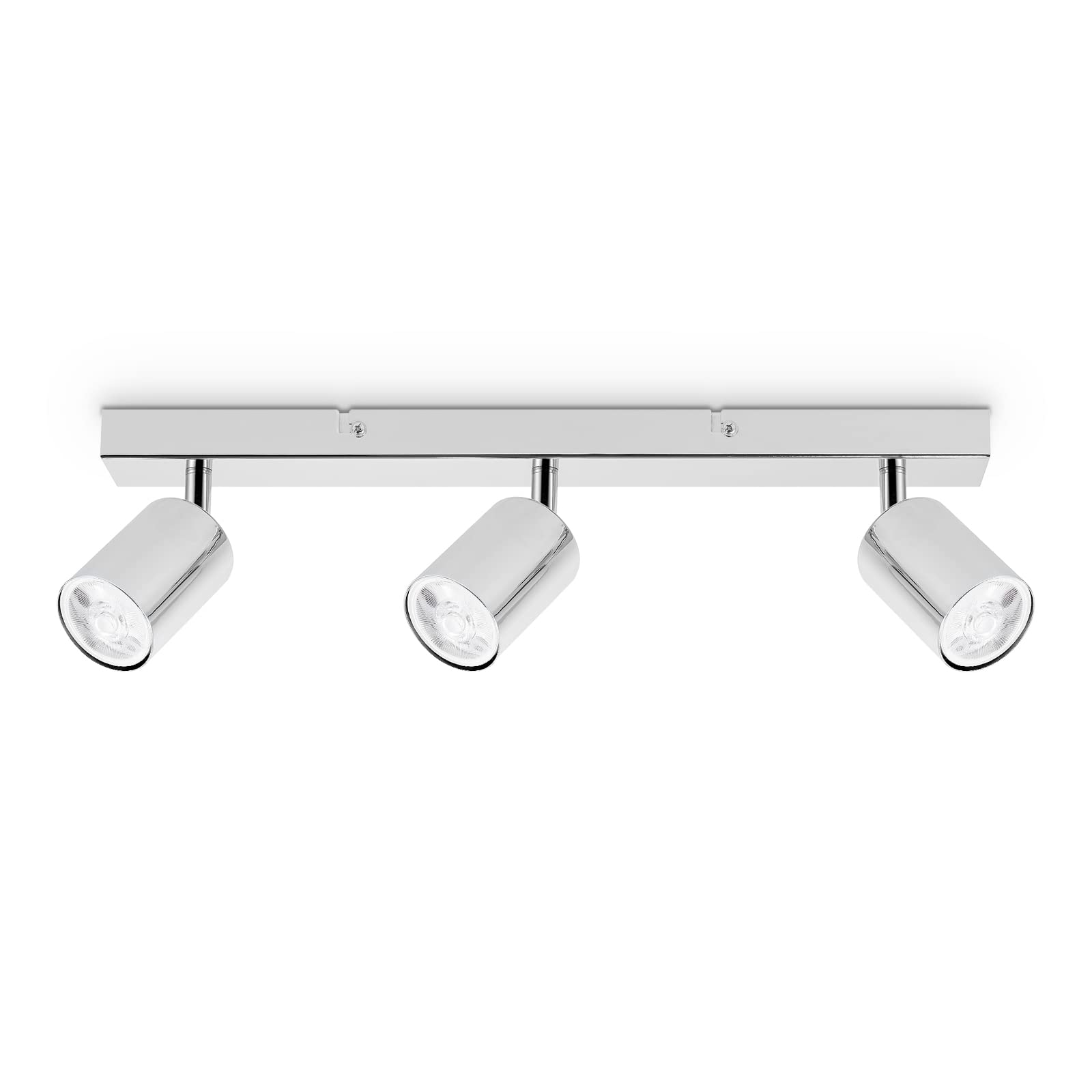 Dehobo Faretti da Soffitto LED Orientabili GU10 Cromo