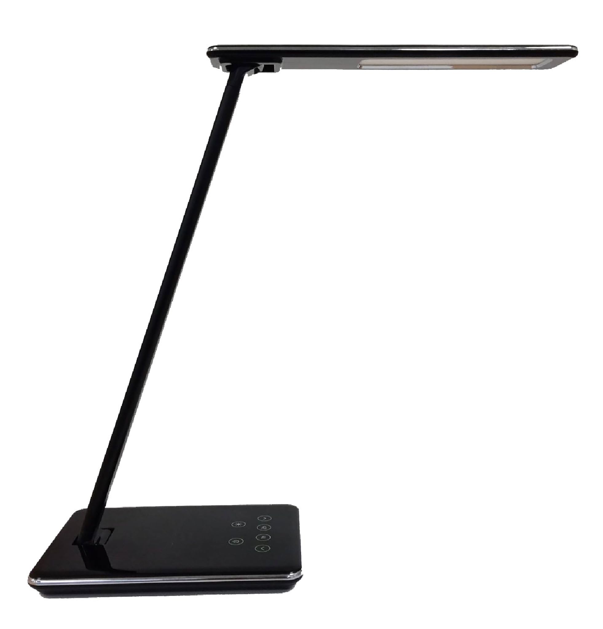 Unilux Linka - Lampada Scrivania LED Pieghevole, Nero