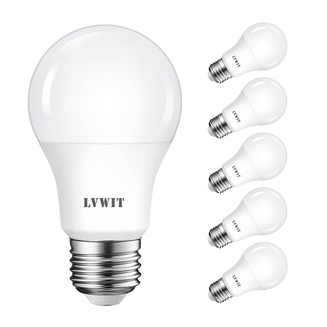 Lvwit Lampadina LED E27 8W - Luce Bianca Fredda 6500K