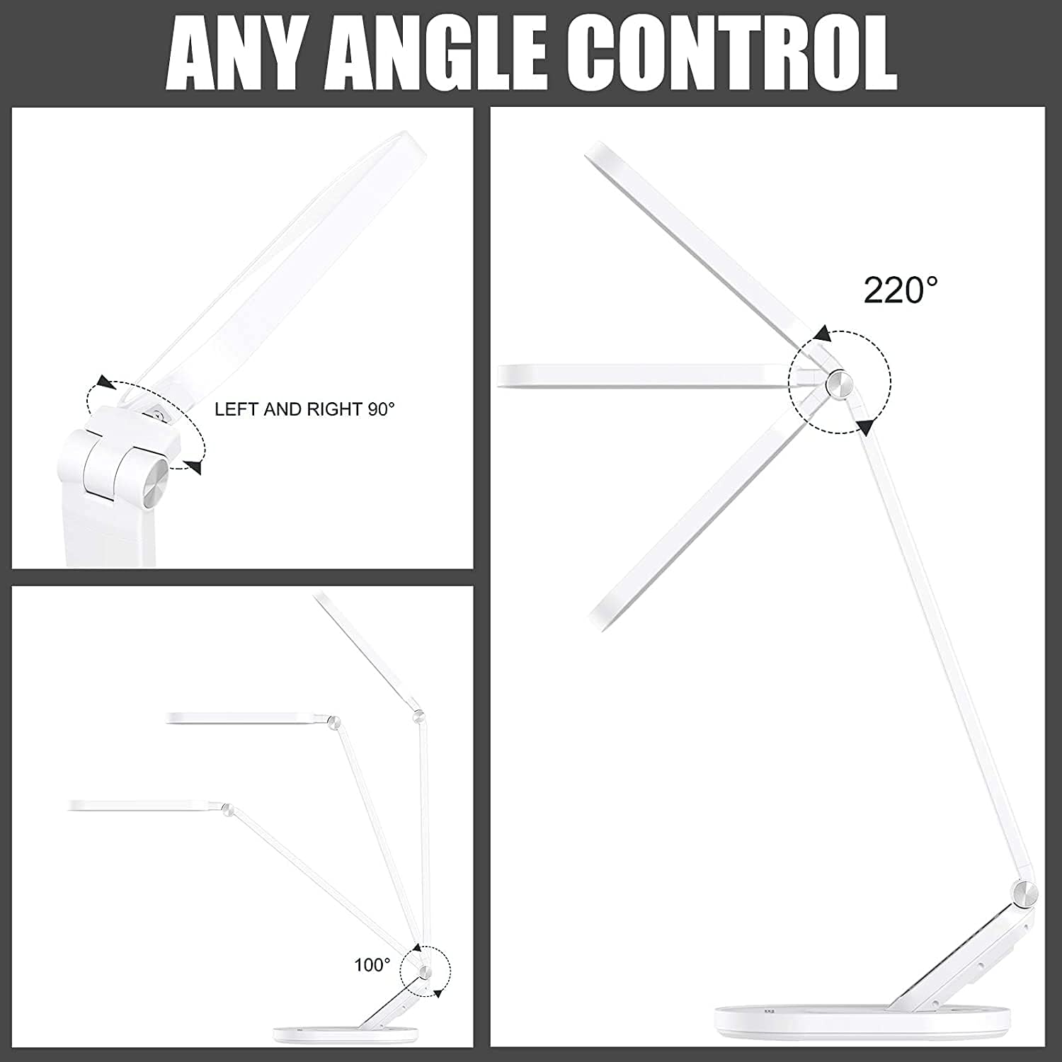 JKSWT Lampada da Scrivania a LED per Cura degli Occhi - immagine 4