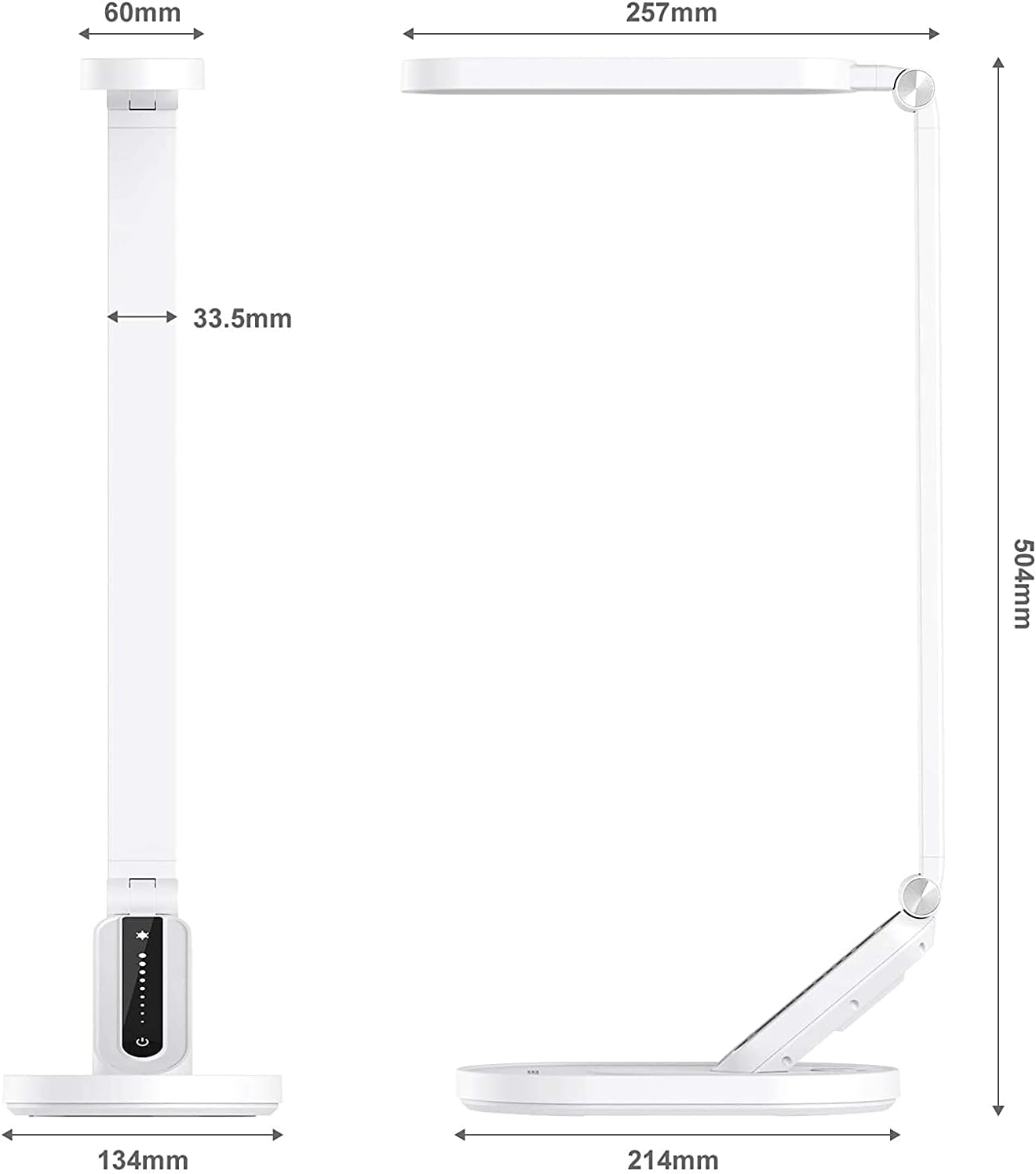 JKSWT Lampada da Scrivania a LED per Cura degli Occhi - immagine 5