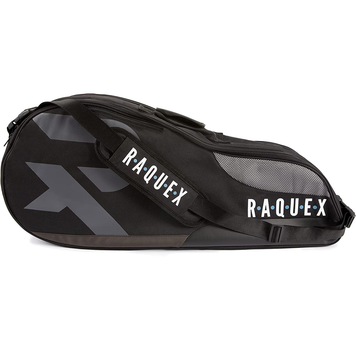 Raquex Borsa da Tennis per 6 Racchette, Blu