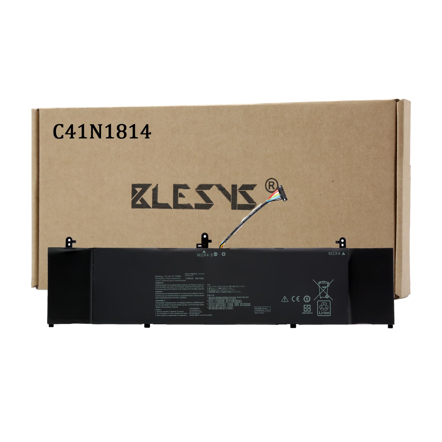 Blesys C41N1814 - Batteria per Asus Zenbook UX533 Series