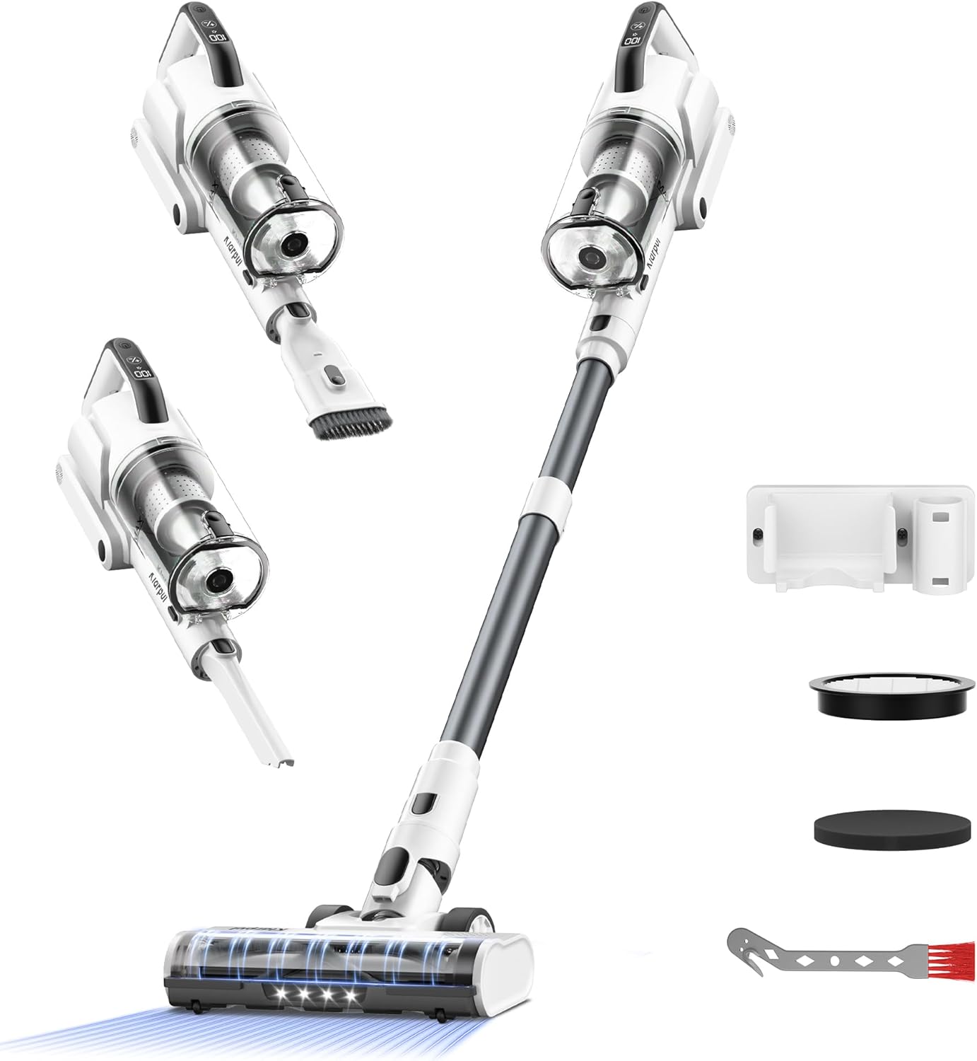 Aspirapolvere Senza Fili 550W 45KPA, Argento