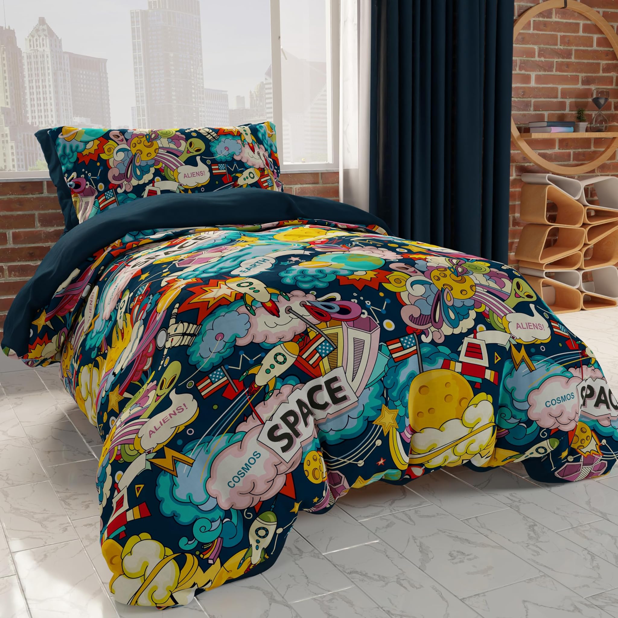 Petti Artigiani Italiani Set Copripiumino Singolo 150x200 cm