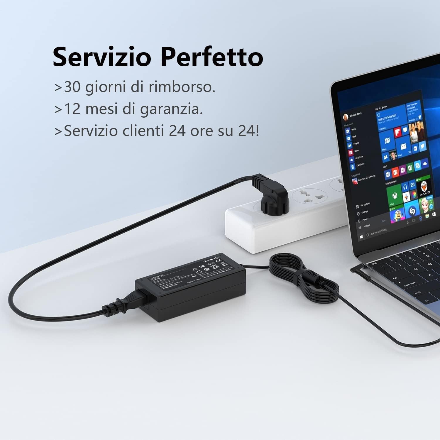 Caricatore HP Computer Portatile 90W 19.5V 4.62A - immagine 6