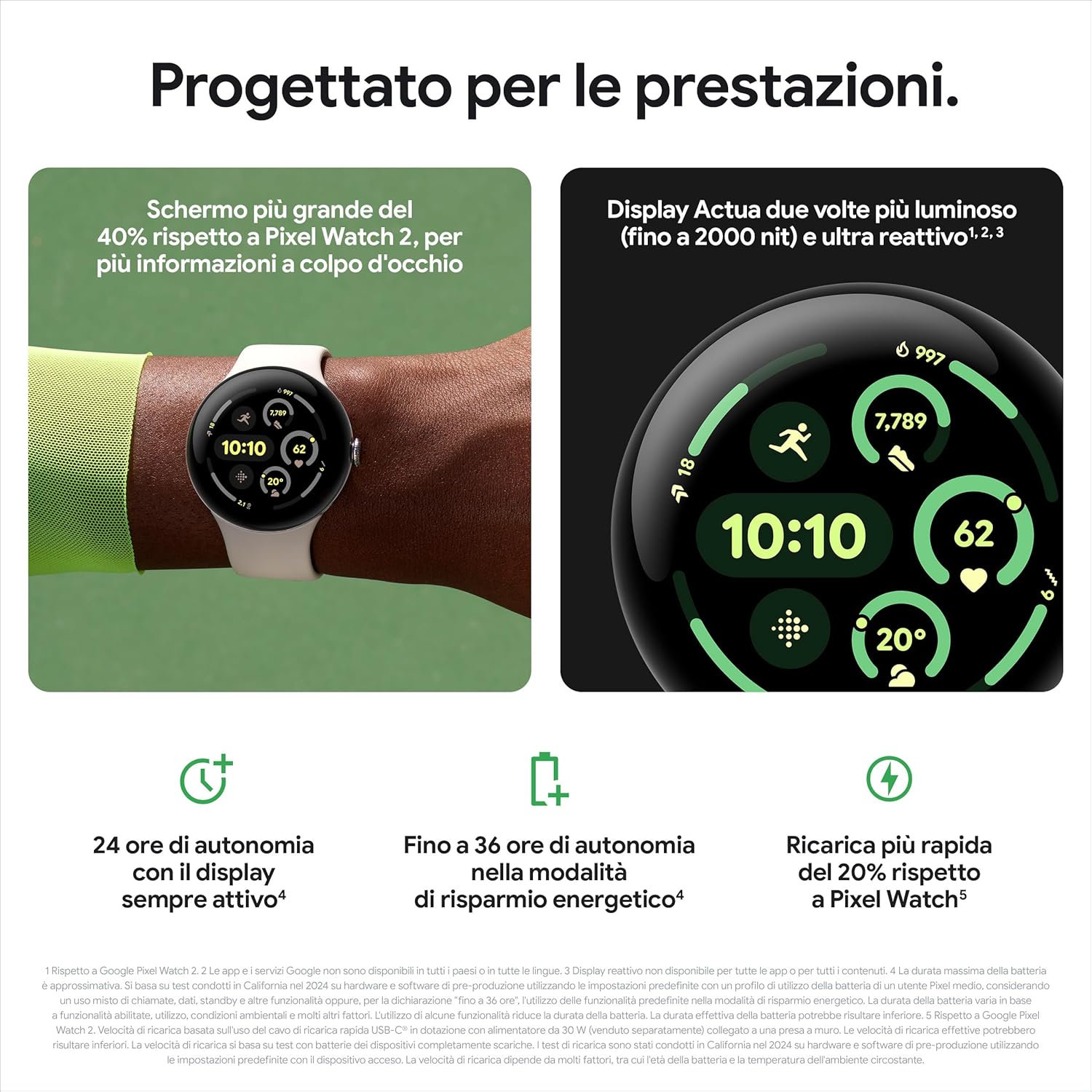 Google Pixel Watch 3 (45 mm) Wi-Fi - immagine 4