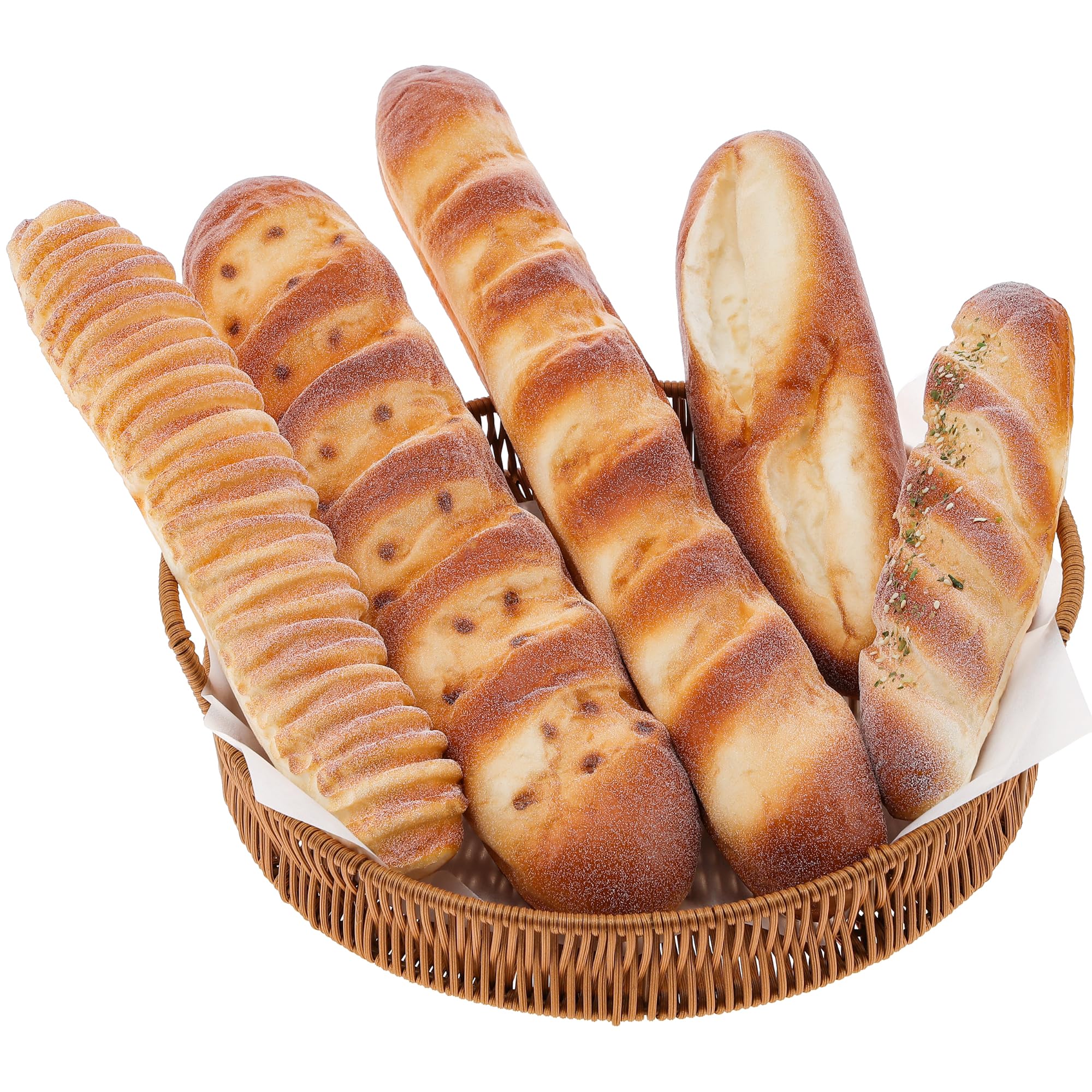 Gresorth Set 5 Pezzi Pane Finto Realistico