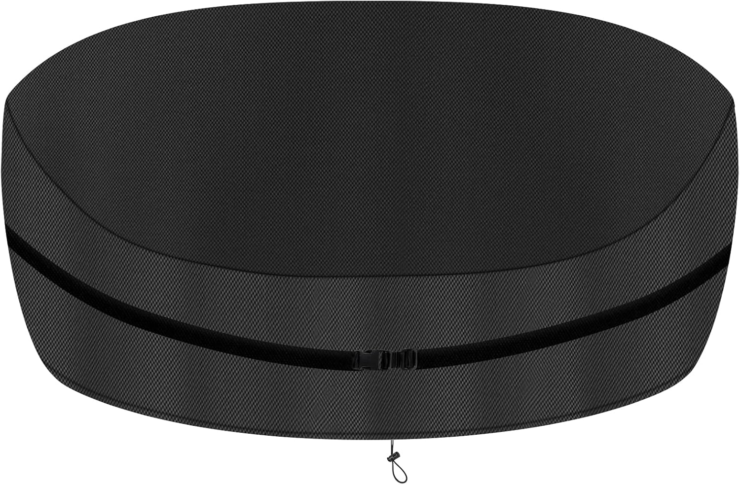 Copertura Isola Prendisole Ovale 420D Oxford, Nera - immagine 1