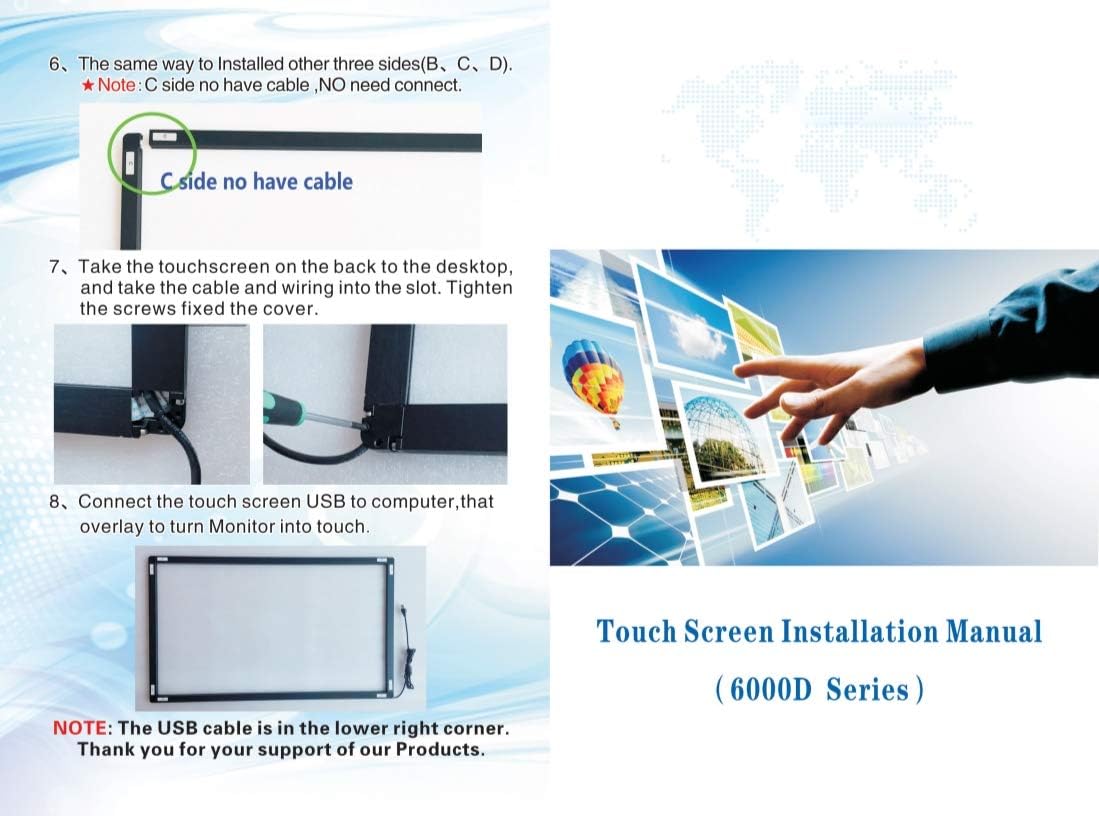 Cornice touch a infrarossi 16:9 con interfaccia USB (32") - immagine 5