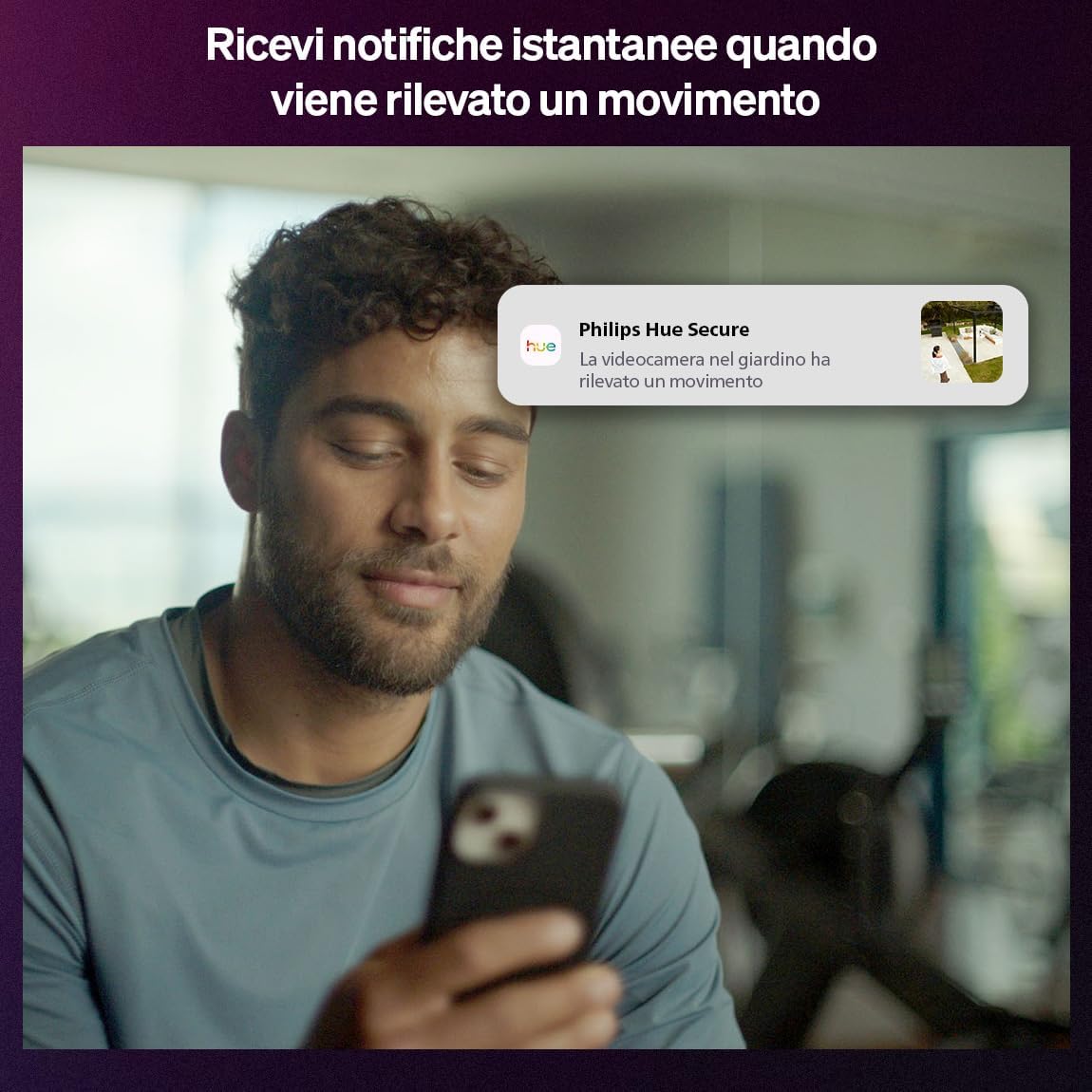 Philips Hue Videocamera Cablata Secure 2K, Bianco - immagine 5