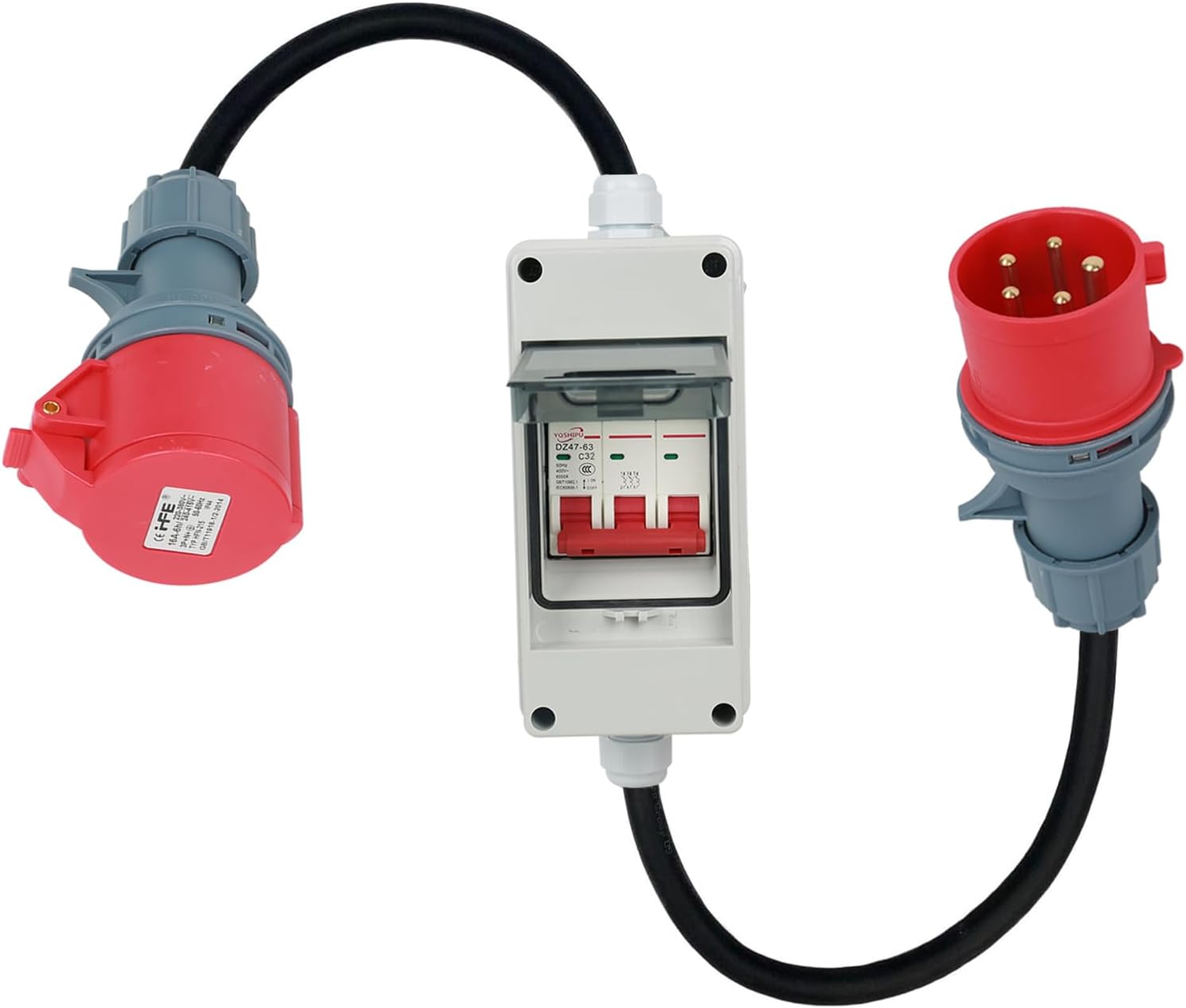 MENAYODA Adattatore CEE 63A a 32A 400V IP44 - immagine 1