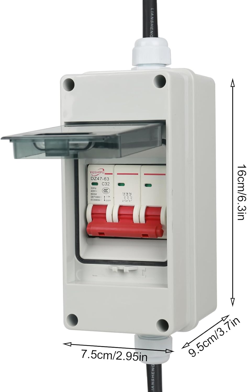 MENAYODA Adattatore CEE 63A a 32A 400V IP44 - immagine 3