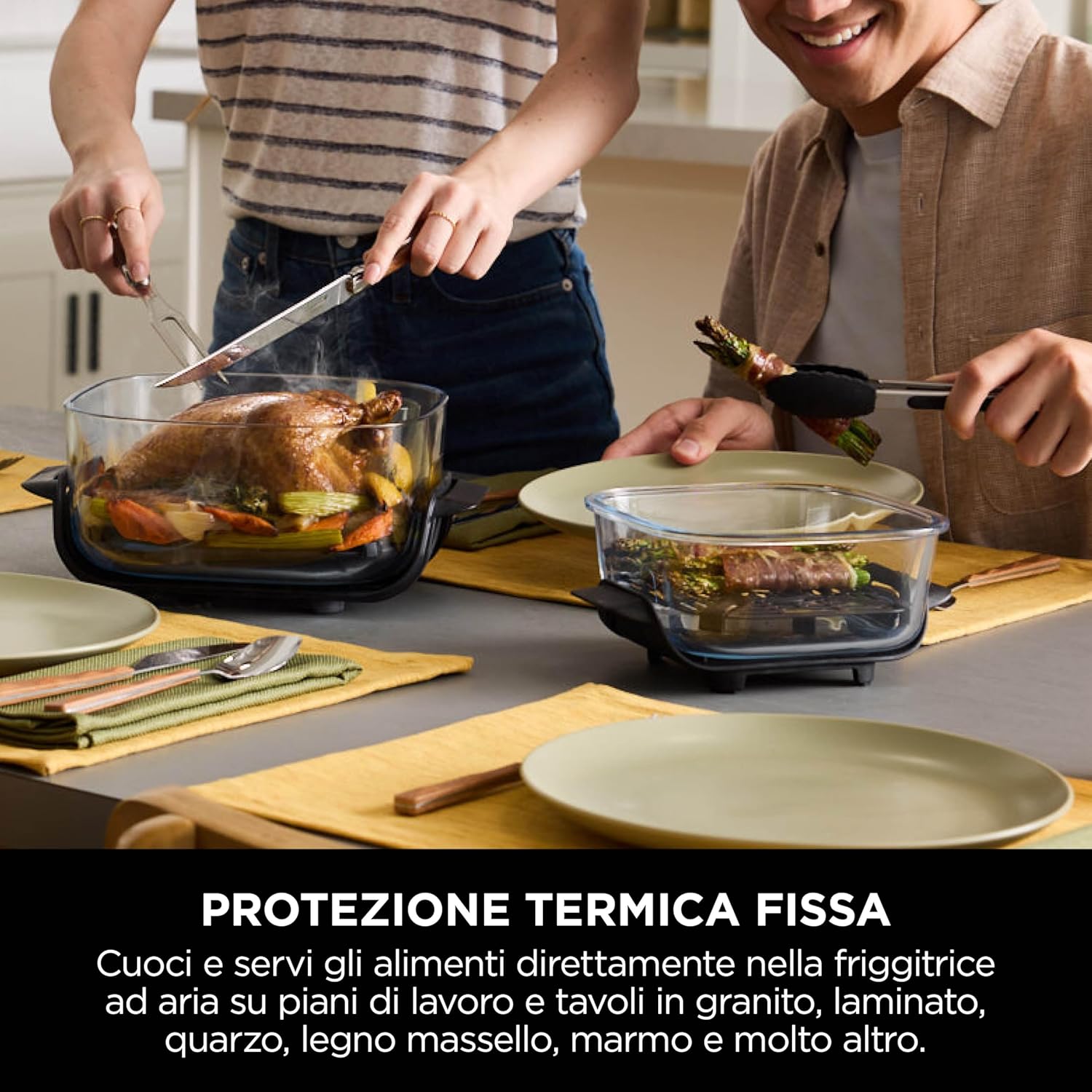 Ninja CRISPi Friggitrice ad Aria Portatile 3.8L, Pietra - immagine 11