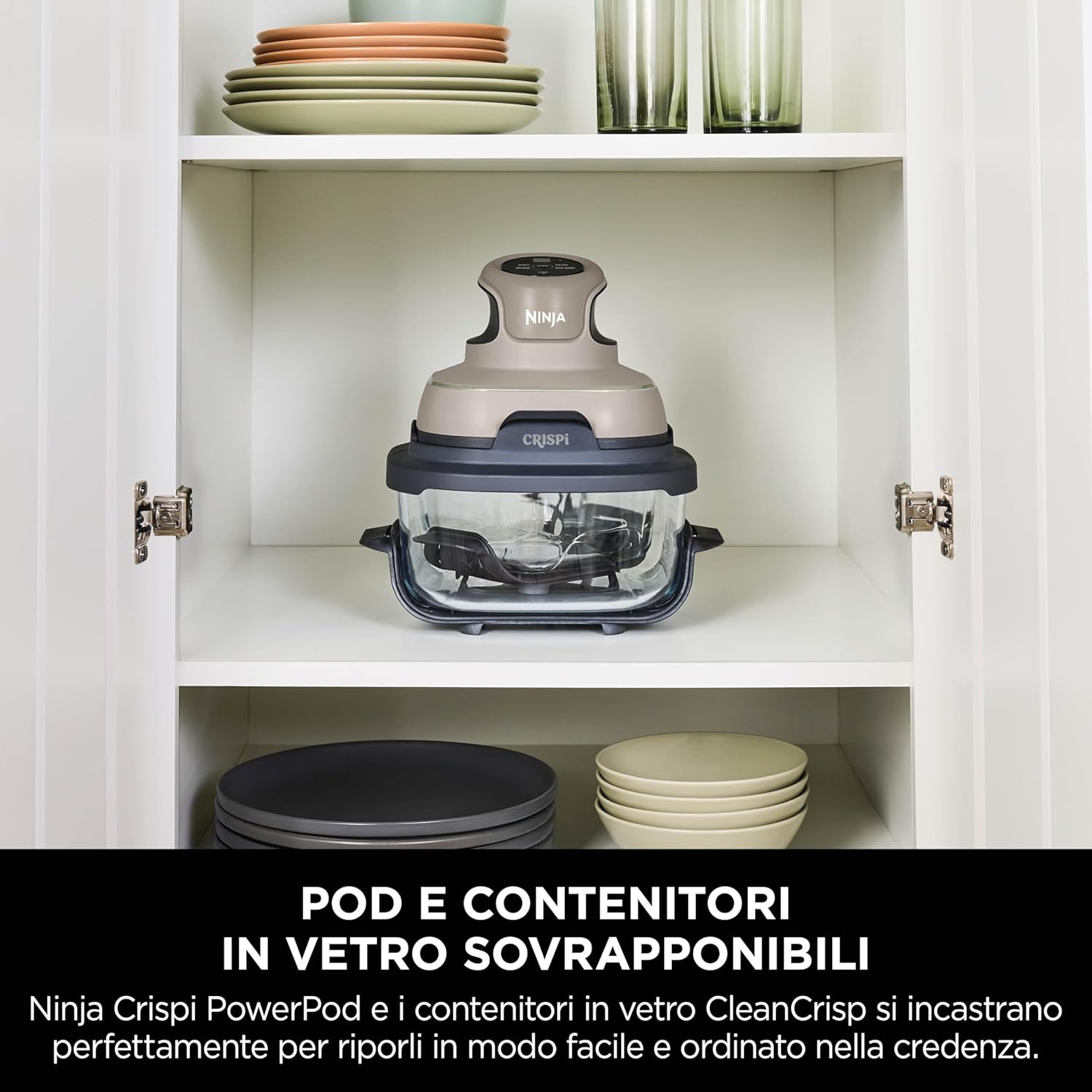 Ninja CRISPi Friggitrice ad Aria Portatile 3.8L, Pietra - immagine 16