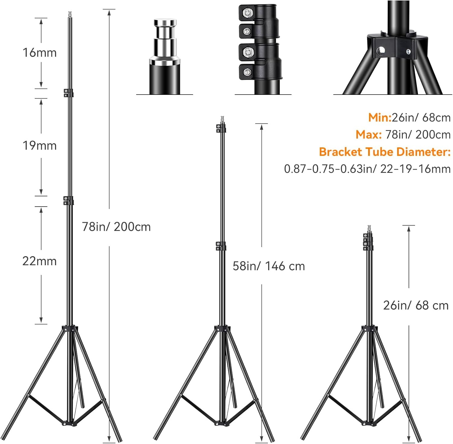 Camnoon Softbox Fotografico Set Luci Studio LED - immagine 5