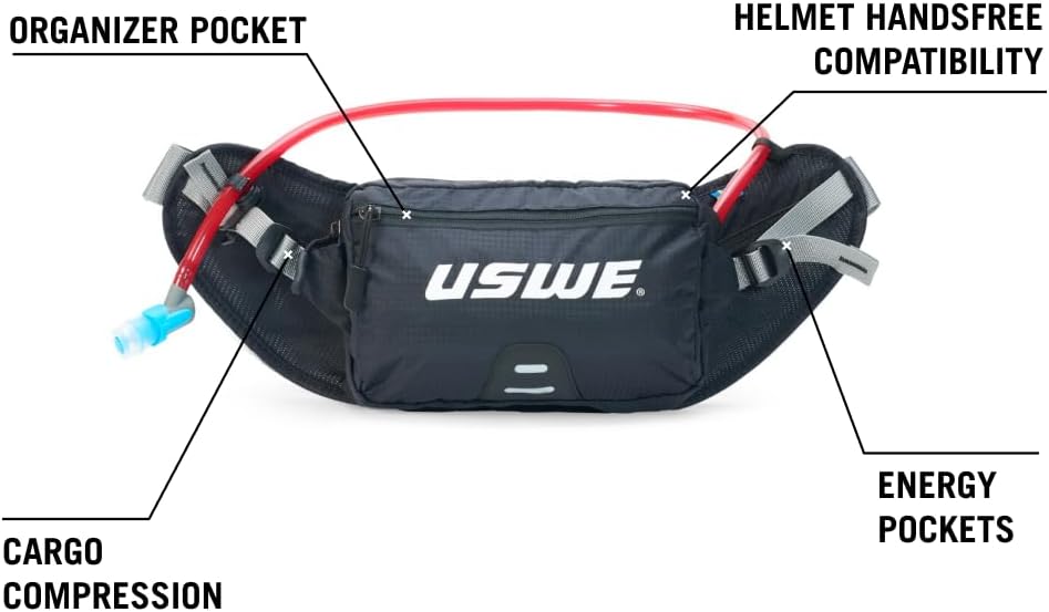 USWE Colore: nero, Giallo, 2L US, Colore: nero - immagine 7