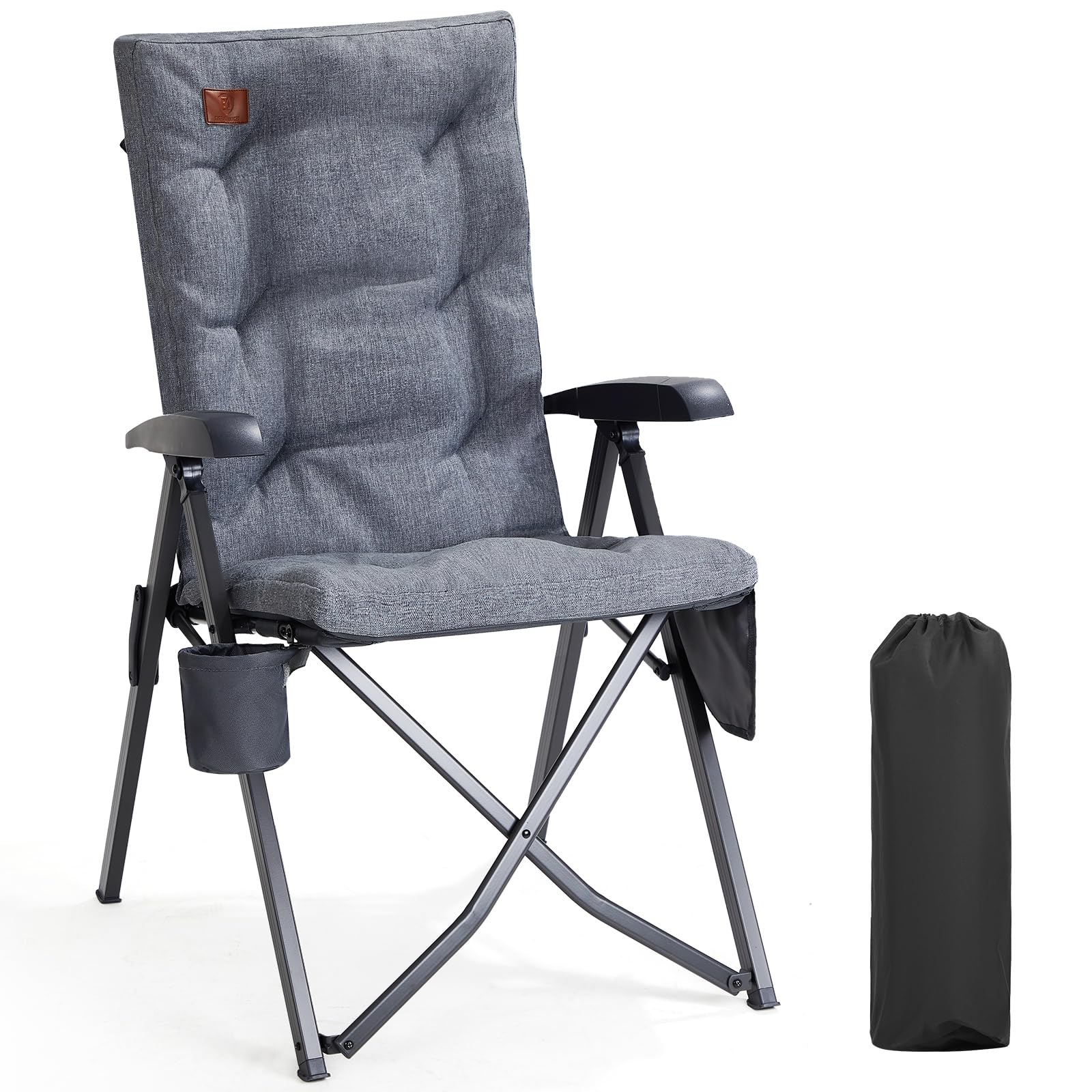 Ever Advanced Sedia da Campeggio Pieghevole Imbottita