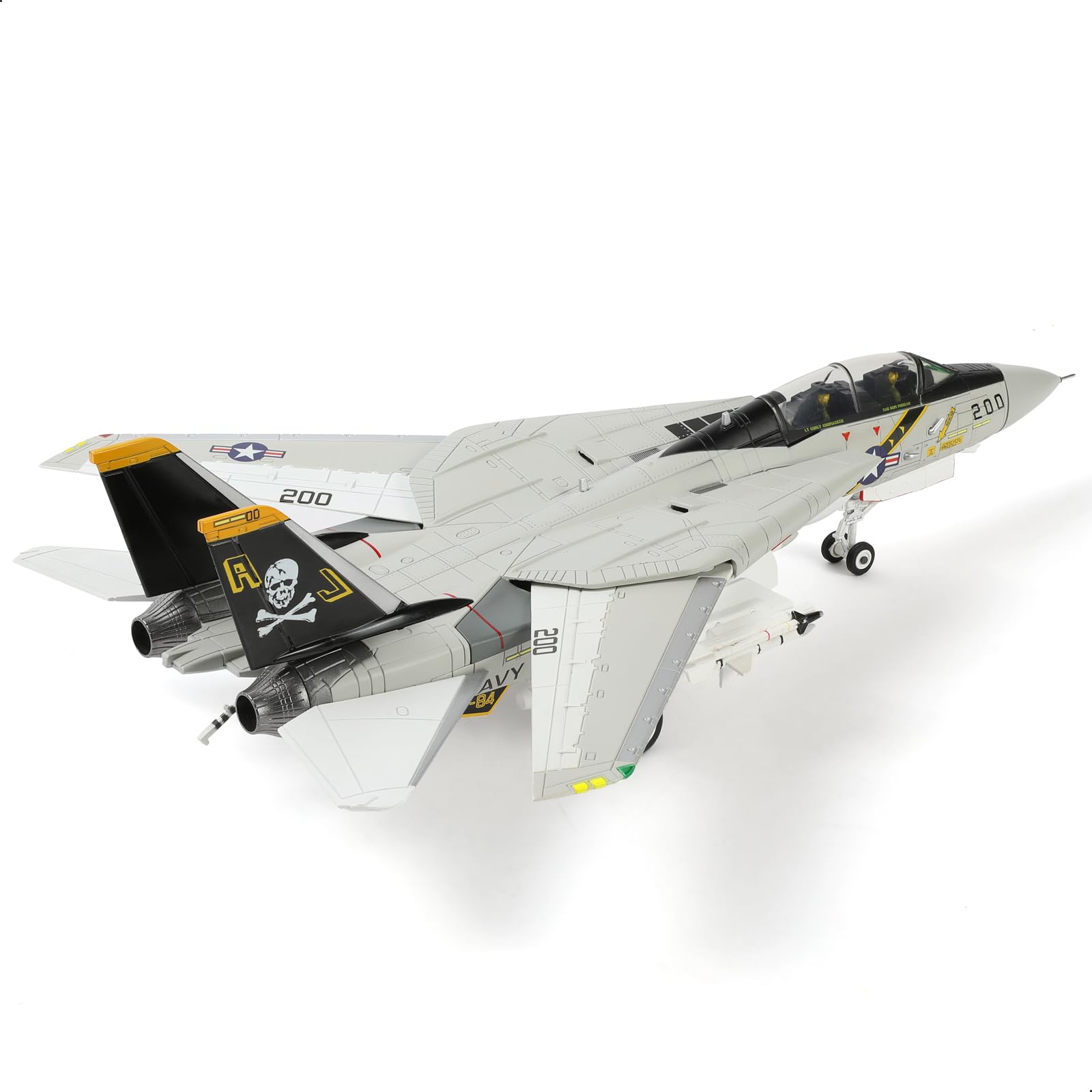 SEBUNAS 1/72 F14 Tomcat Aircraft Model US Navy Jolly Roger
