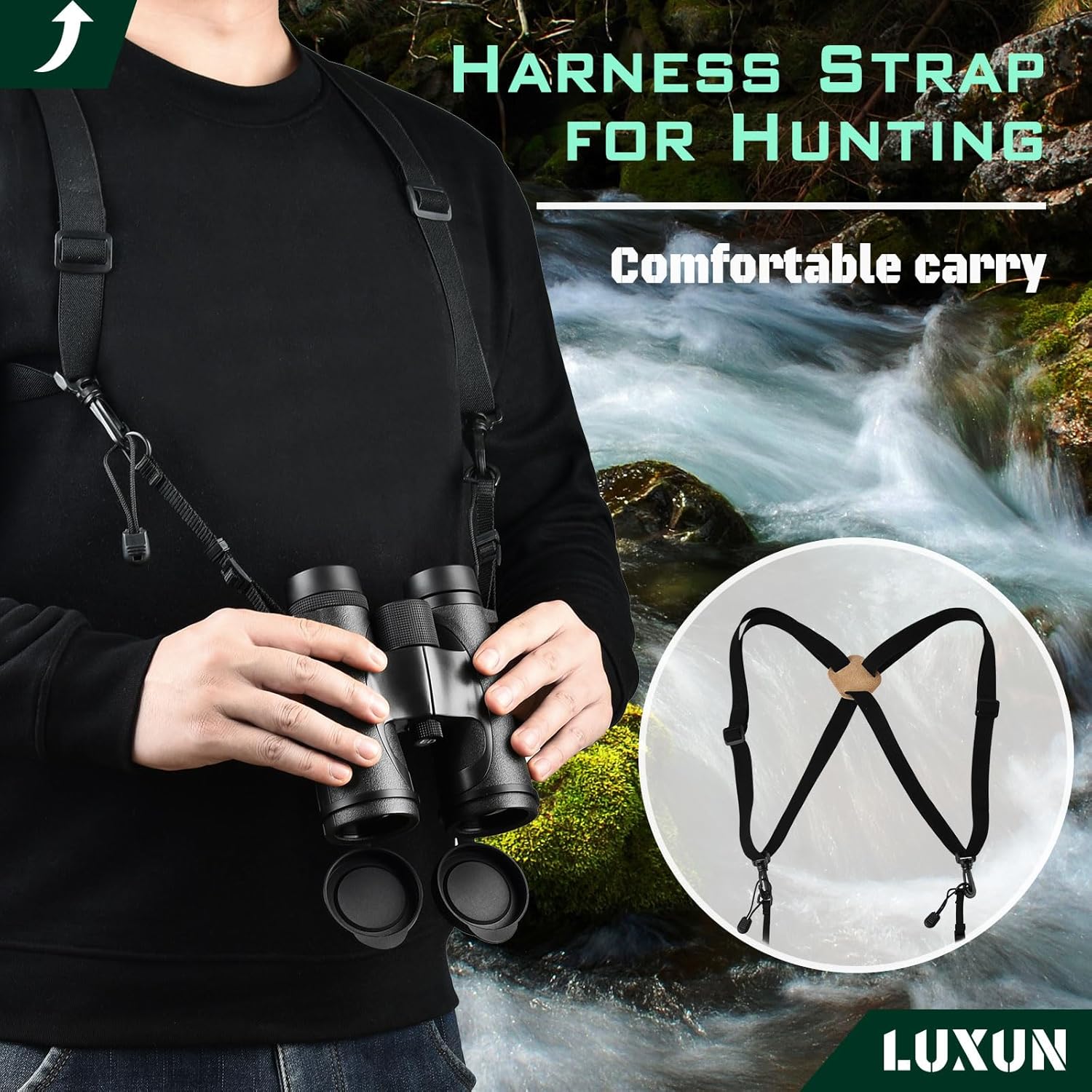 Binocolo LUXURY Luxun 10x42 ED - Nero - immagine 5