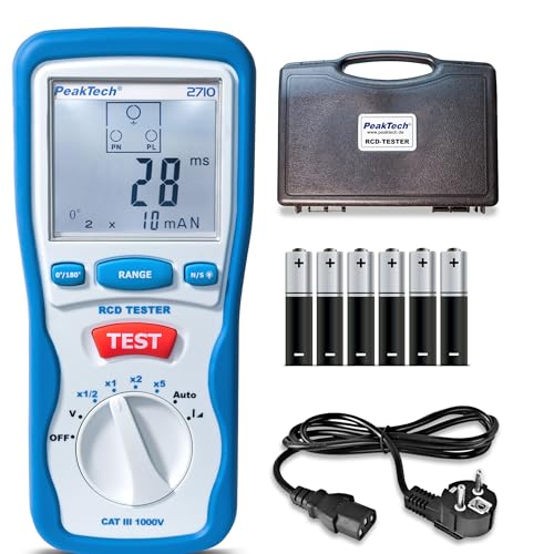 Peaktech P 2710 - Tester Digitale FI a Sparo