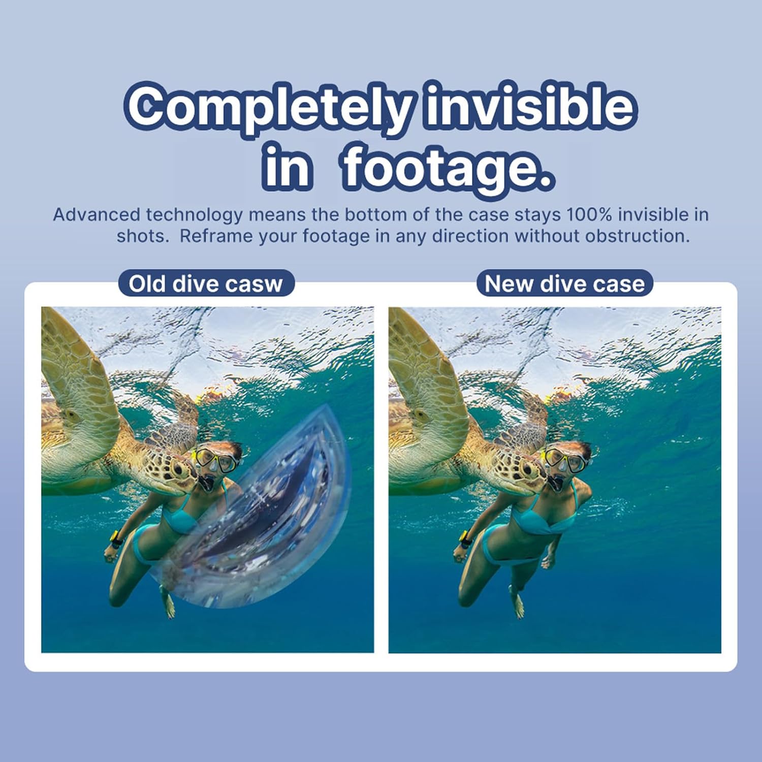 Custodia Subacquea Invisibile per Action Camera X3 - immagine 3