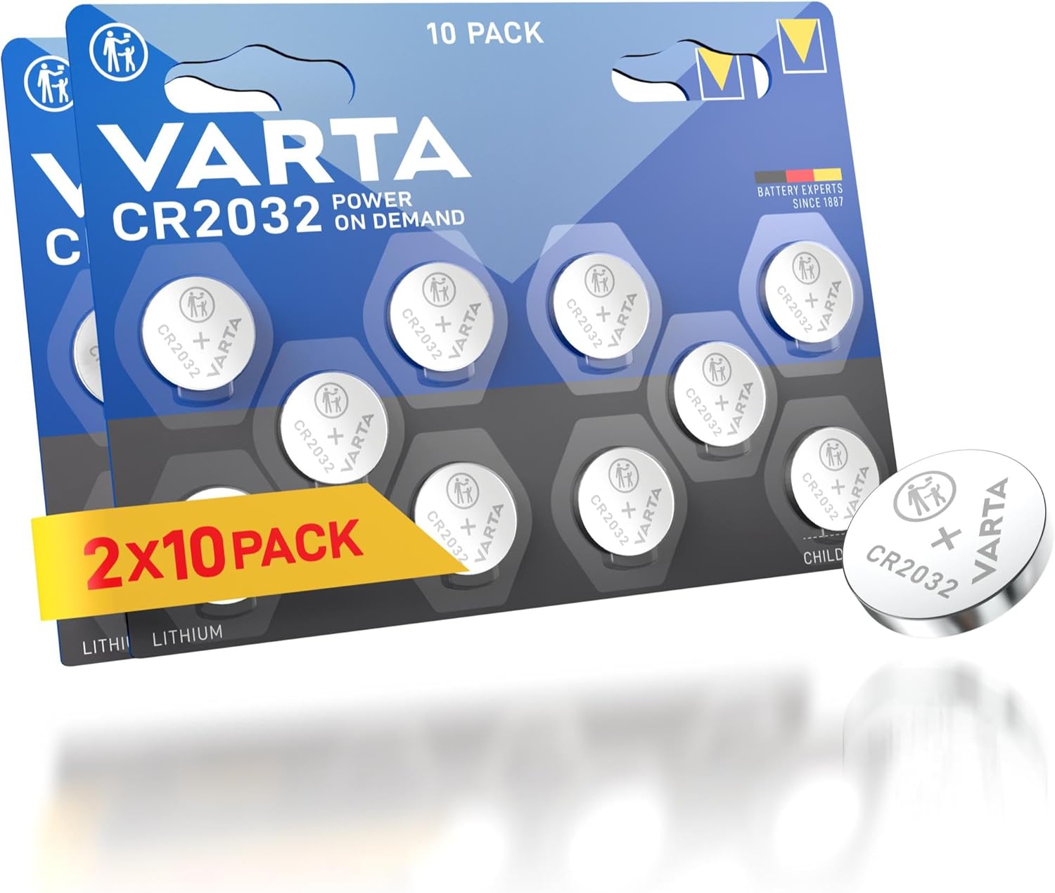 Varta Batterie Electronics CR2032 Litio 3V - immagine 1