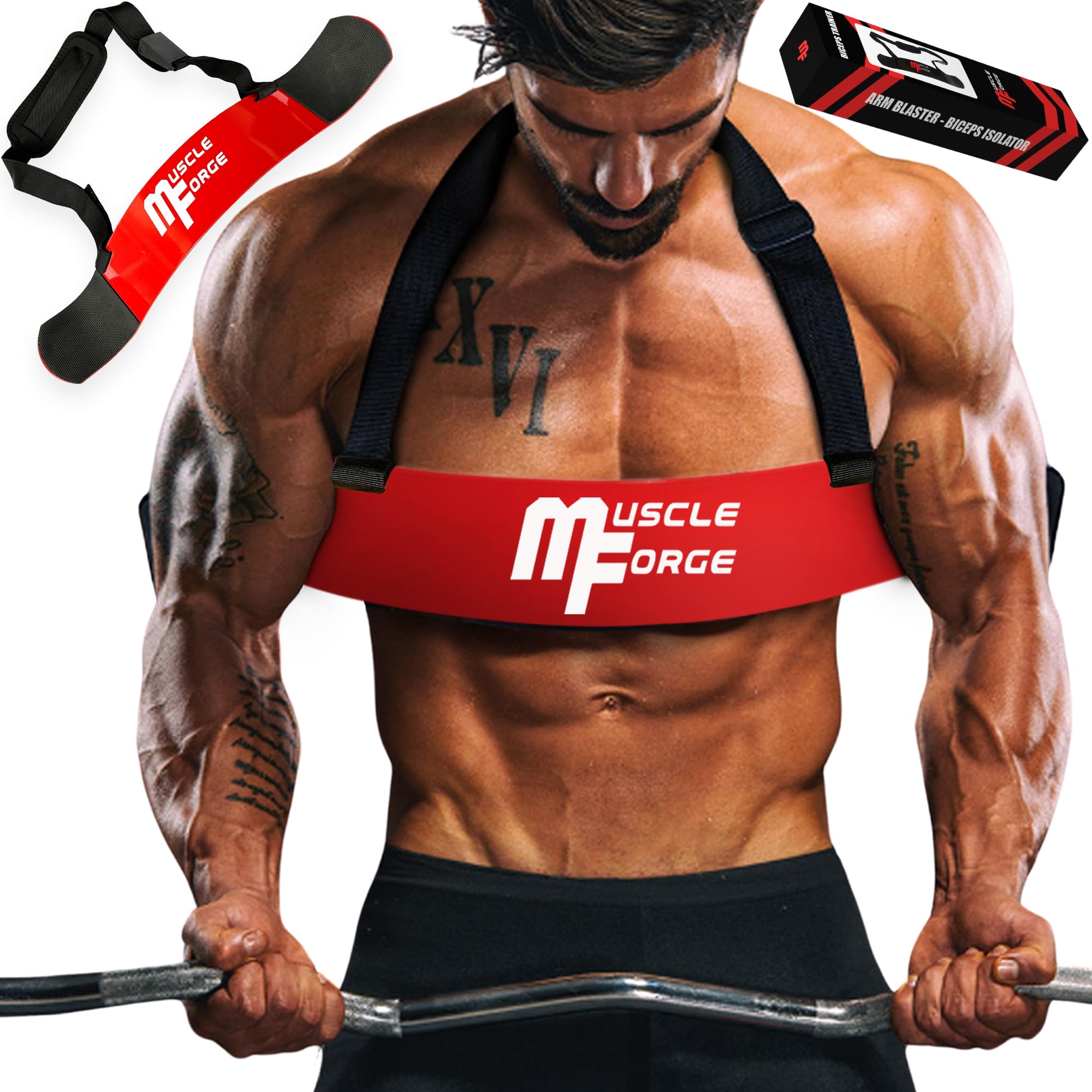 MuscleForge Arm Blaster - Trainer per Bicipiti
