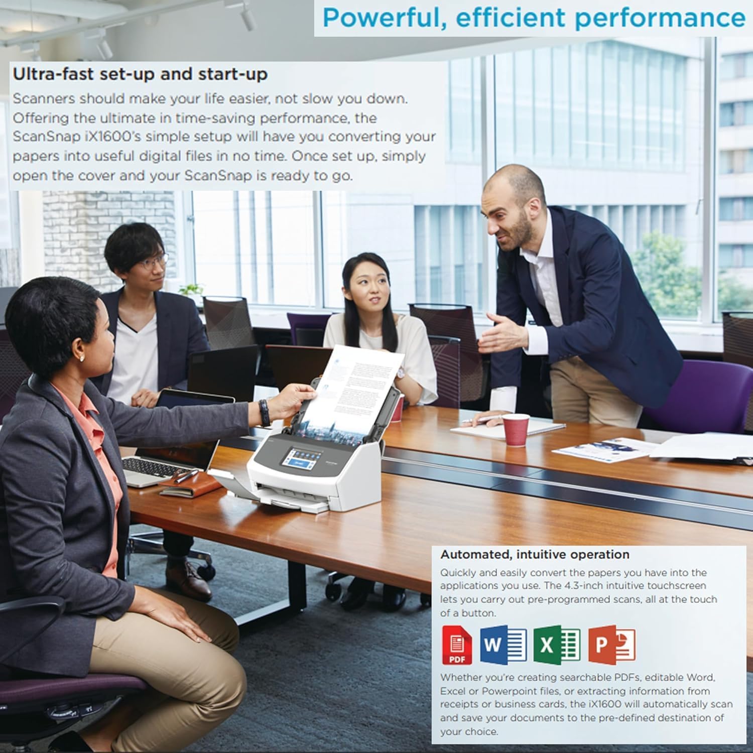 Scansnap iX1600 (bianco) - Scanner Documenti A4 - immagine 6