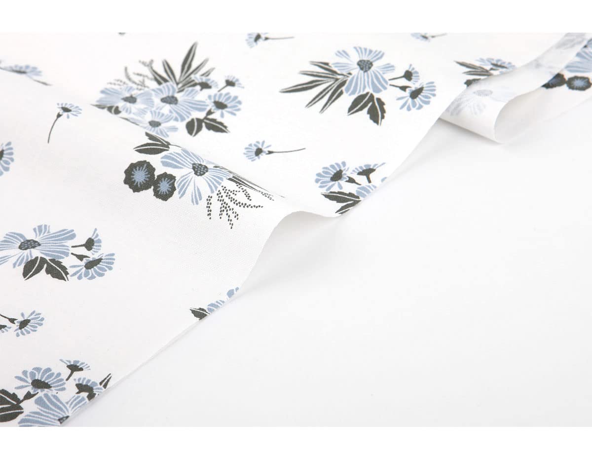 Dailylike Tessuti cotone, Stampa floreale, 14m