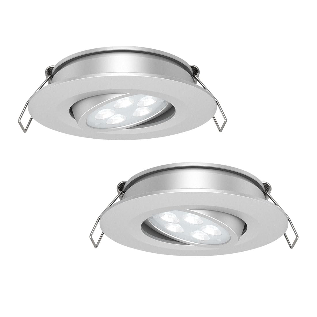 acegoo 2 x Faretti LED da Incasso 12V Camper Barca Orientabile 70 ...