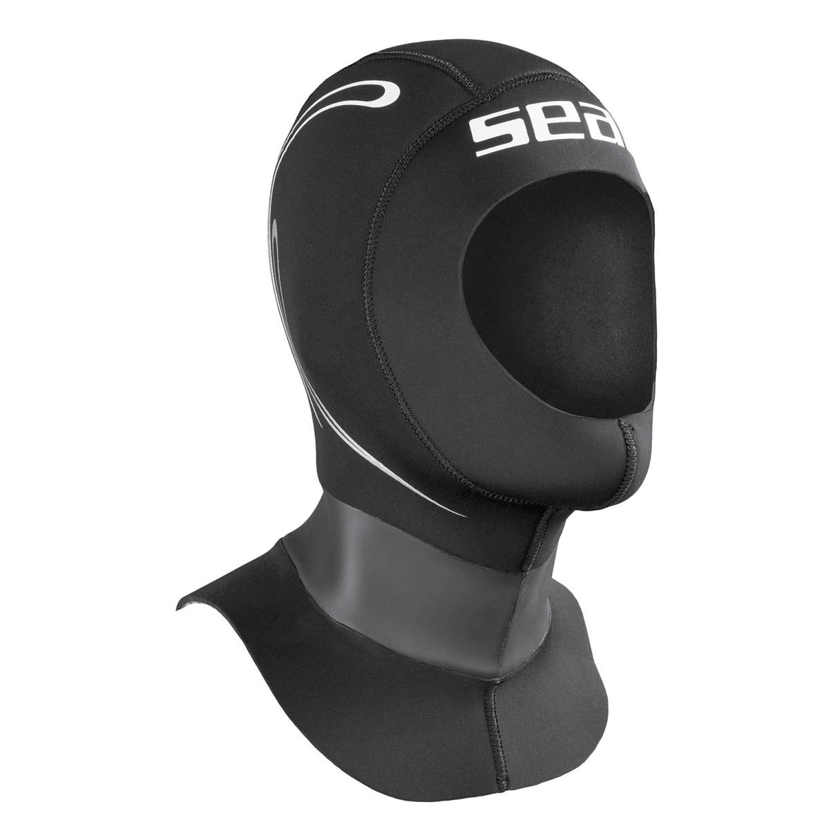 SEAC Tekno Cappuccio per Muta da Subacqueo in Neoprene da 5mm con Valvola Anti Bolla d'Aria Unisex Adulto