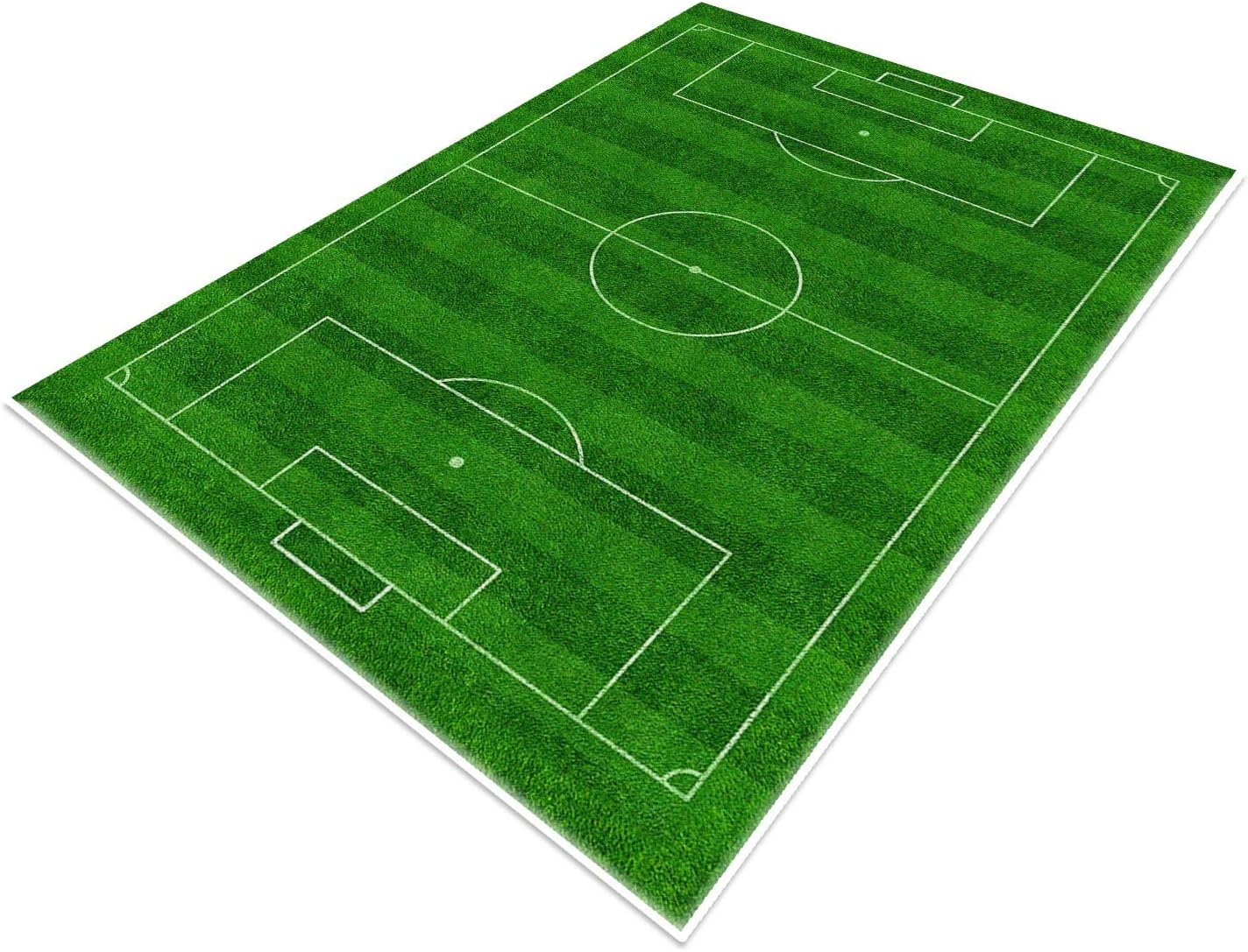Tyktzxy Tappeto da Campo da Calcio, Verde 160x230cm - immagine 1