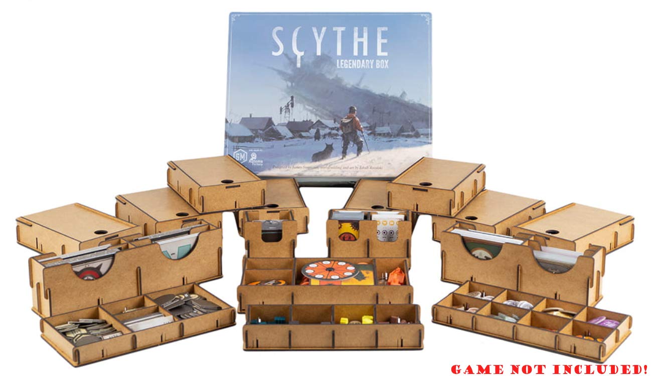docsmagic.de Organizer Insert for Scythe Legendary Box - Inserto