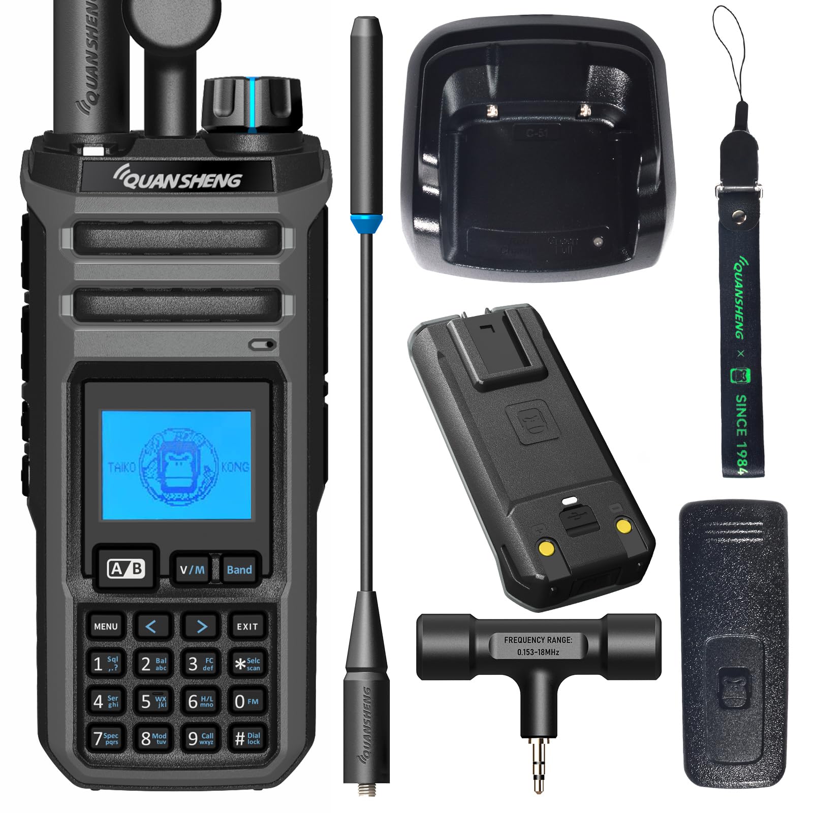 Uayesok QUANSHENG TK-11(5) - Walkie Talkie Dual Band 10W