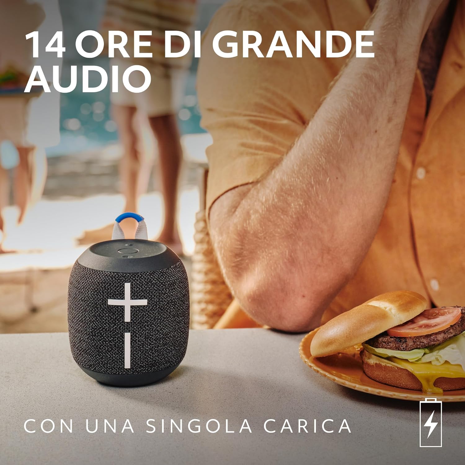 Ultimate Ears WONDERBOOM 4 - Altoparlante Bluetooth, Blue - immagine 4